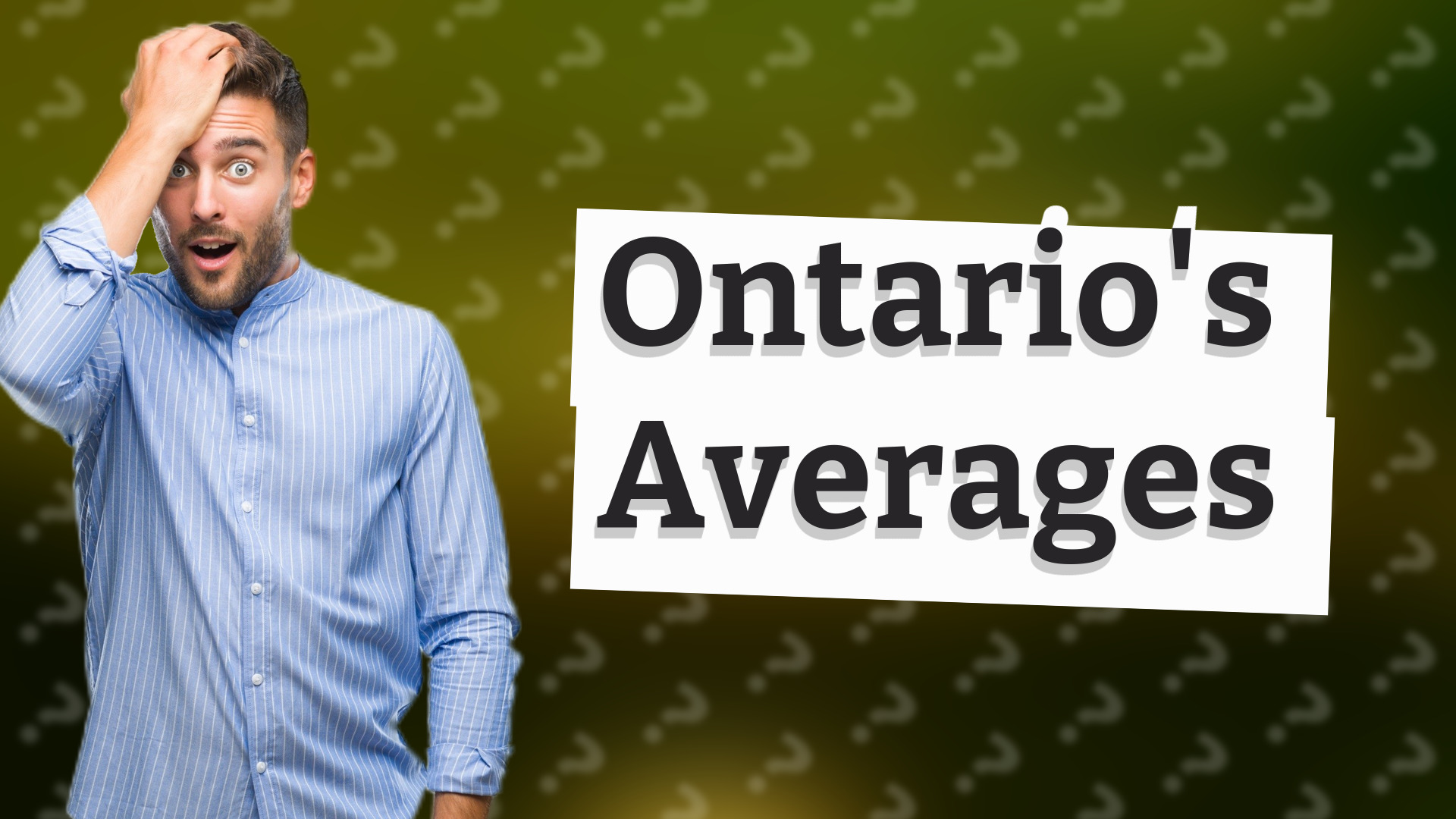 Ontario's Averages