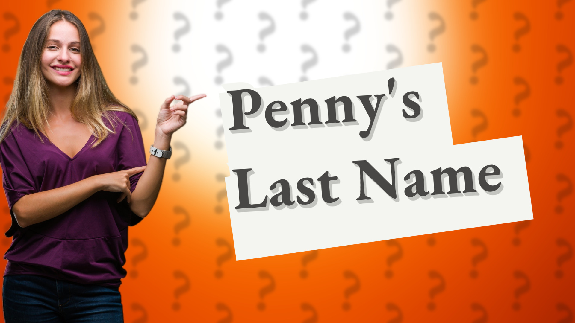 Penny's Last Name