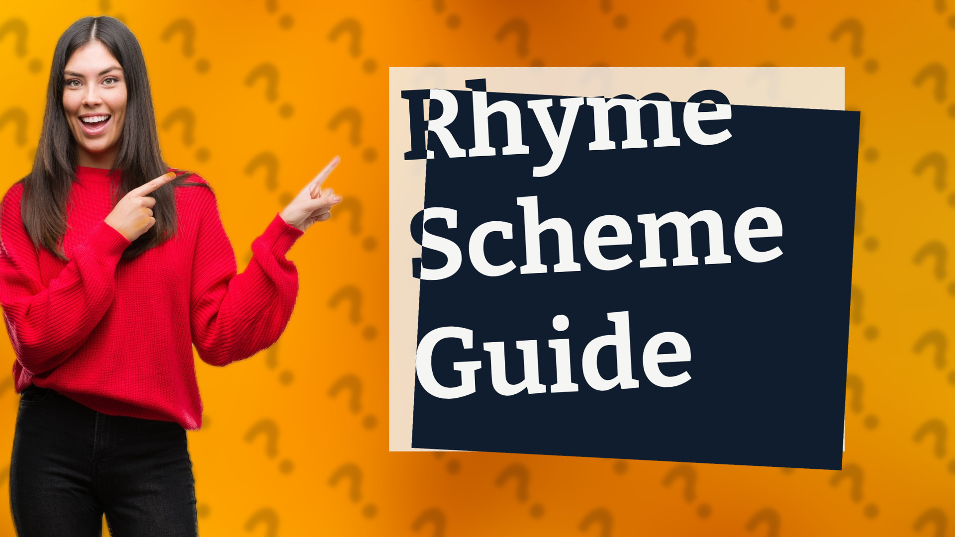 Rhyme Scheme Guide