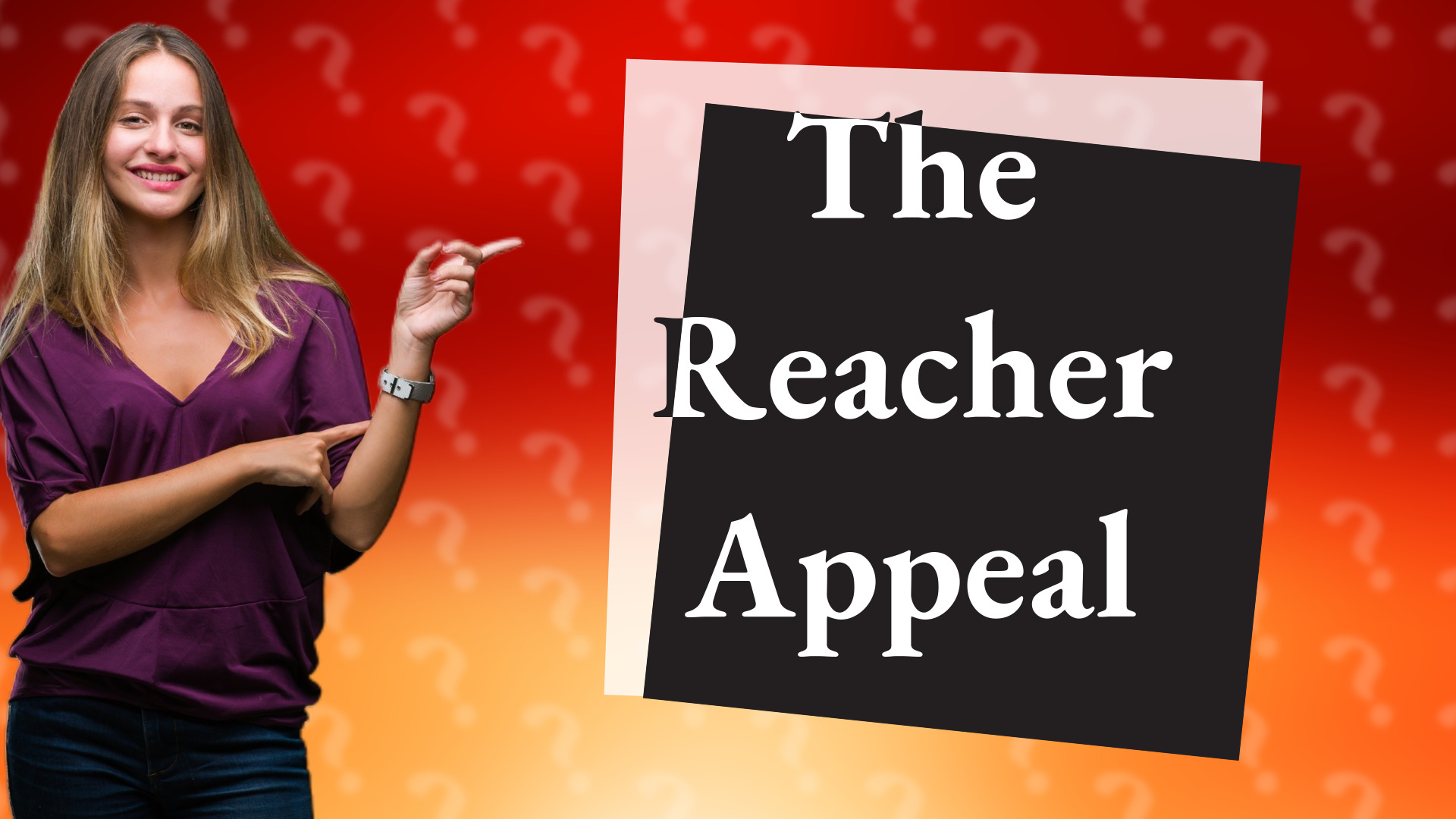 The Reacher Appeal