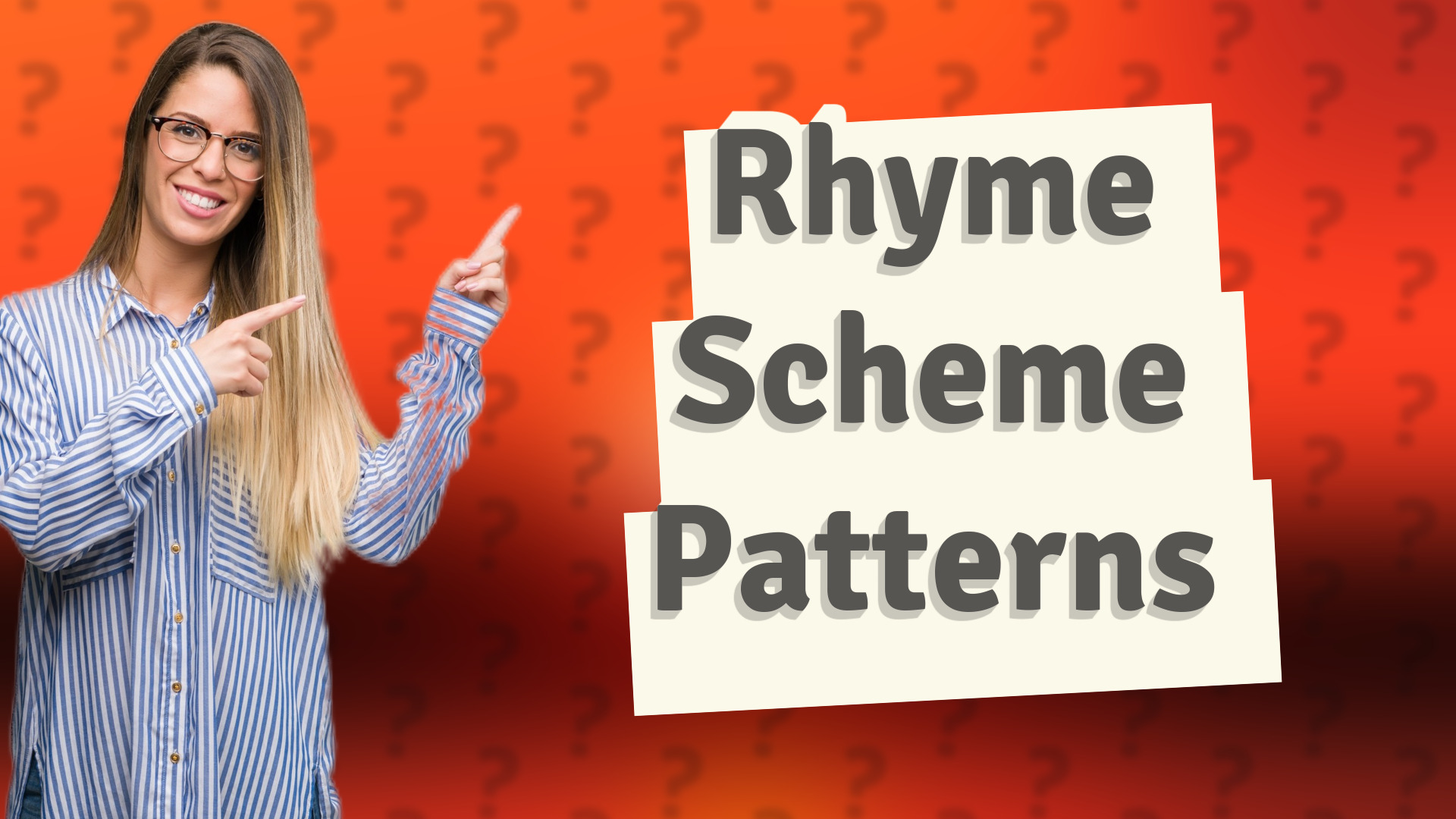 Rhyme Scheme Patterns