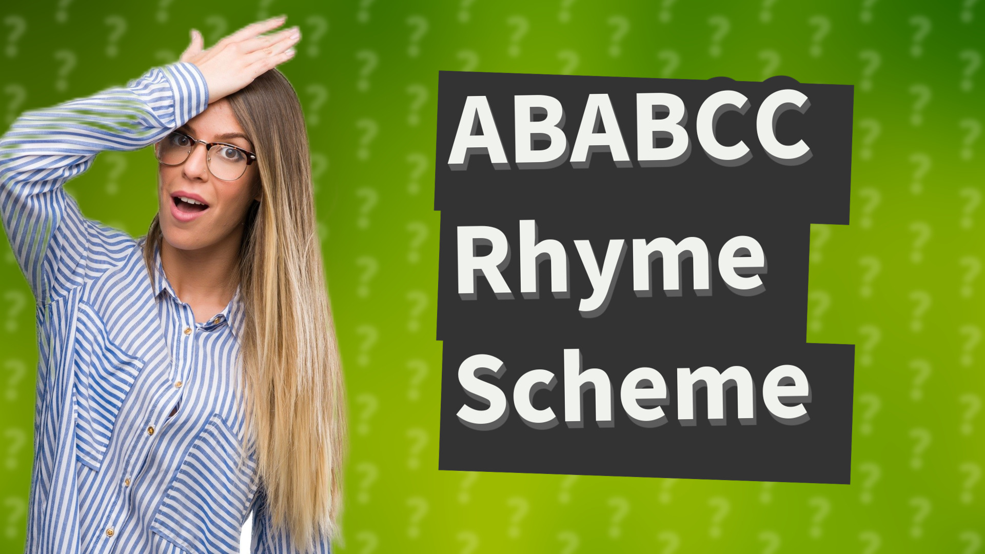 ABABCC Rhyme Scheme