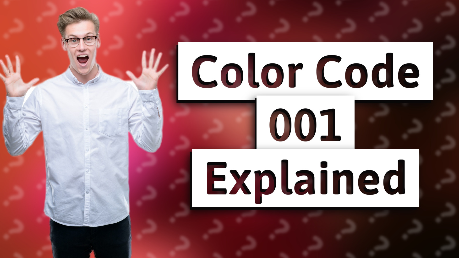 Color Code 001 Explained