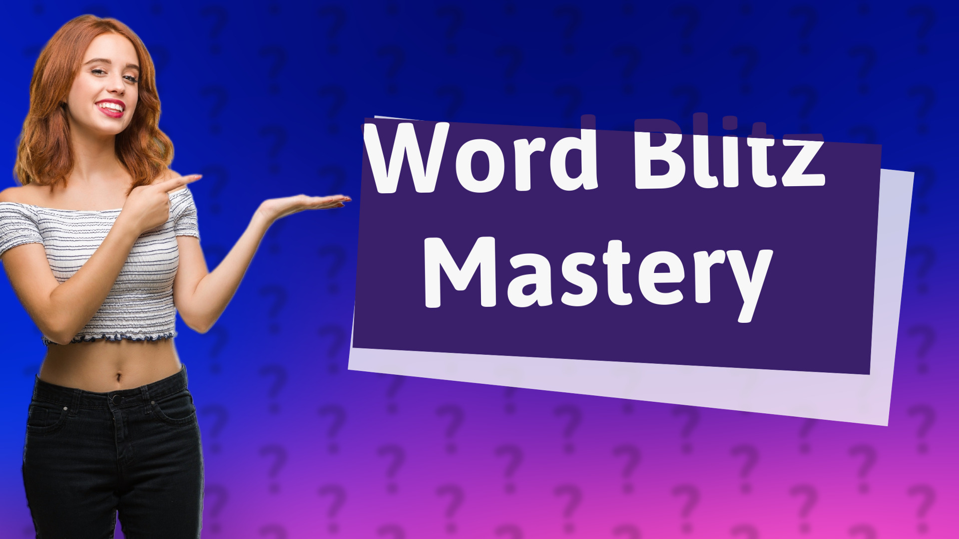 Word Blitz Mastery