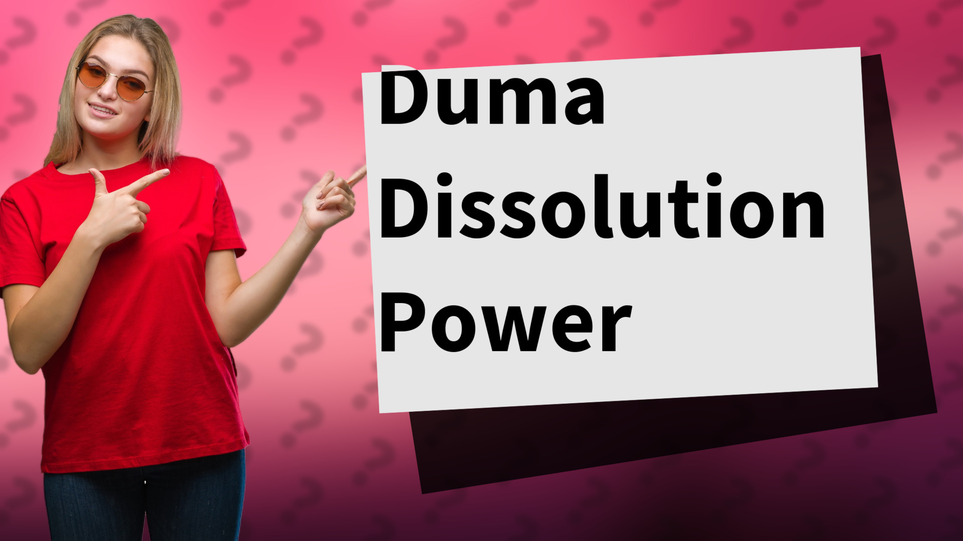 Duma Dissolution Power