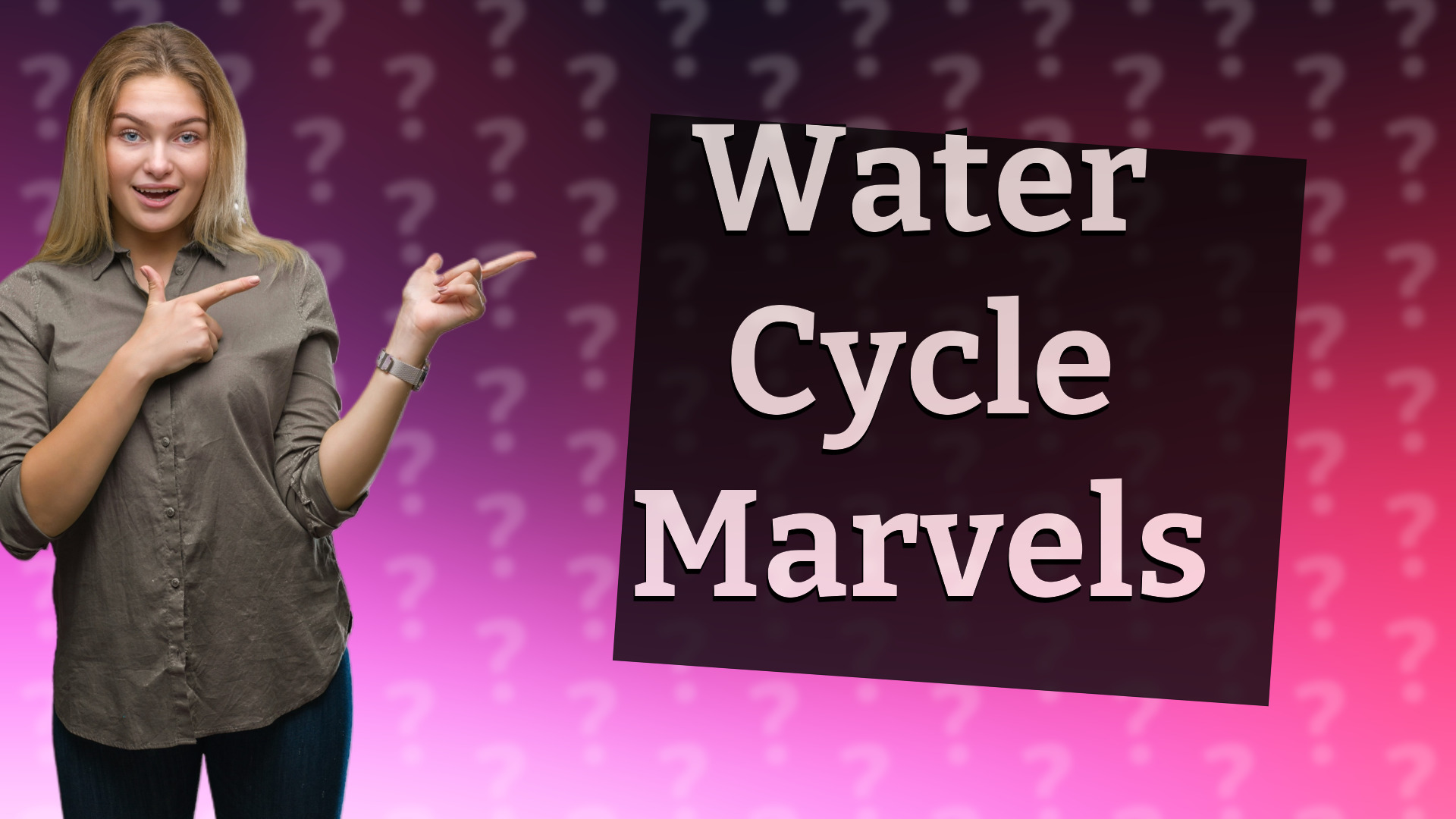 Water Cycle Marvels