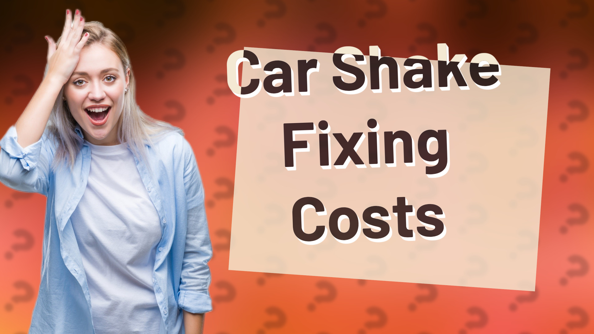 Car Shake Fixing Costs