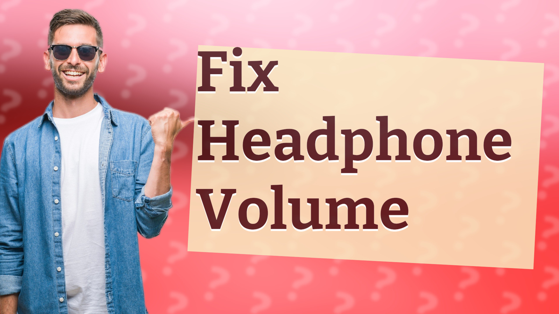 Fix Headphone Volume