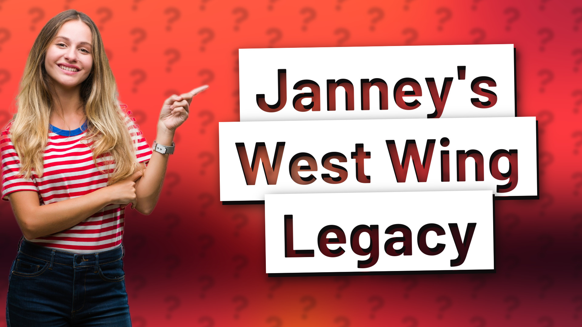 Janney's West Wing Legacy