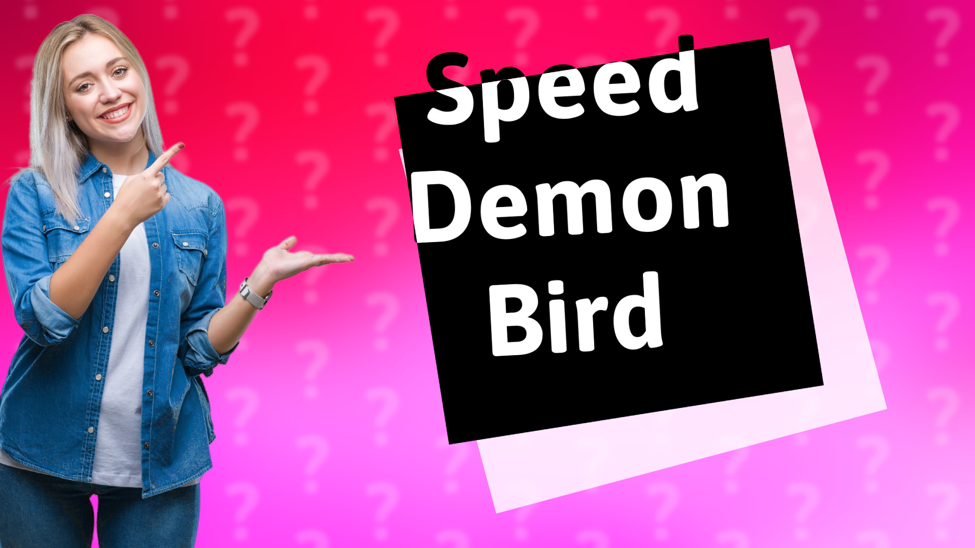 Speed Demon Bird