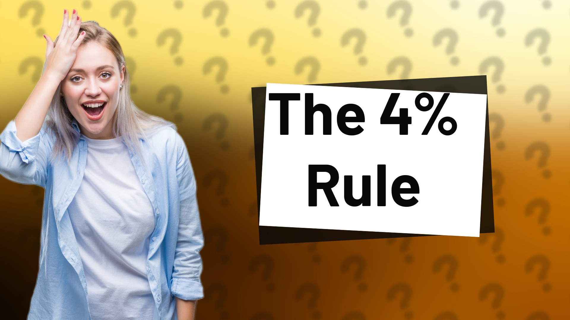 The 4% Rule