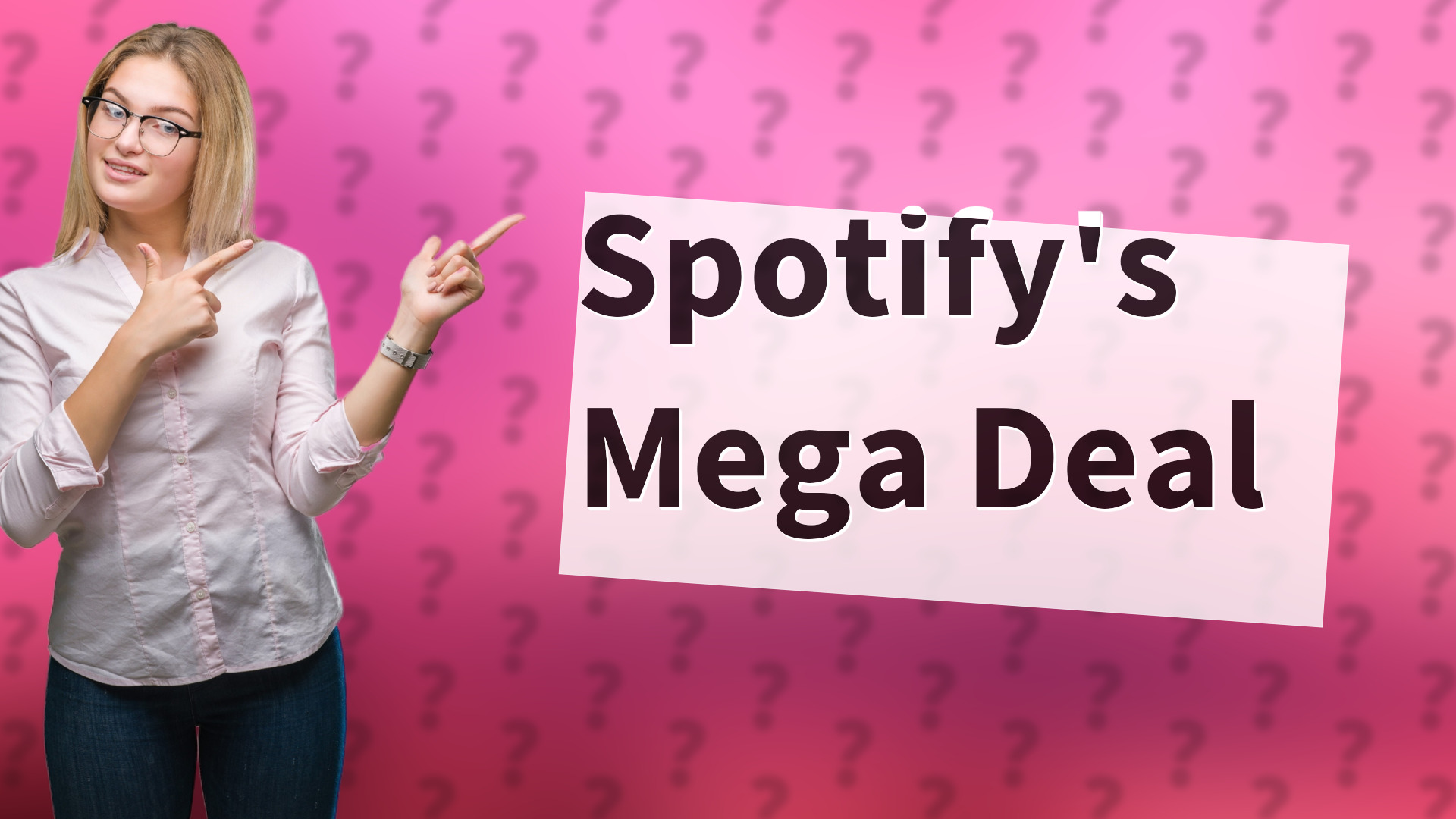 Spotify's Mega Deal
