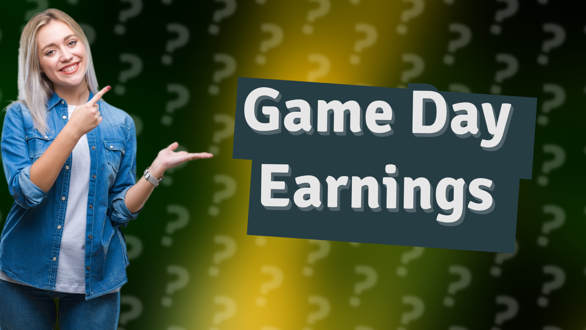 Game Day Earnings