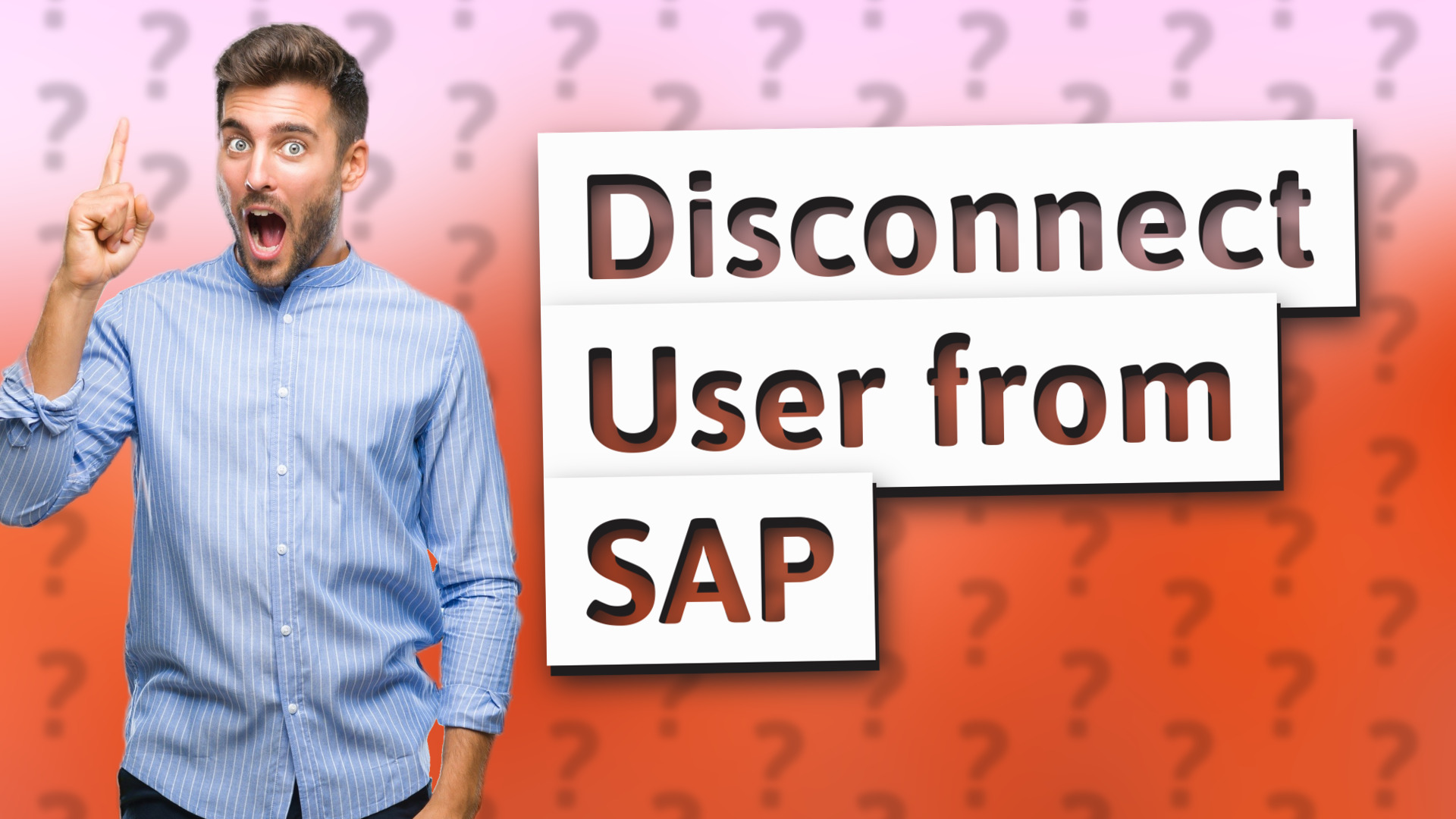 Disconnect User from SAP
