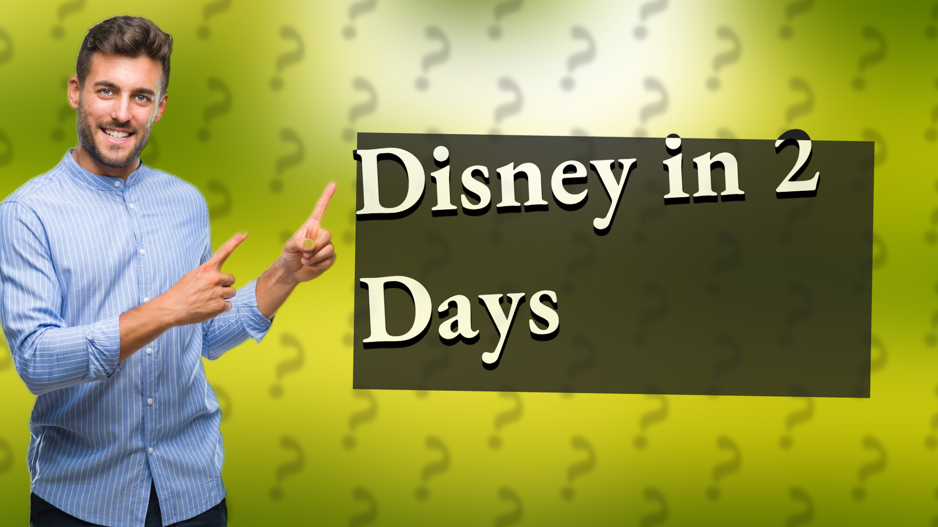 Disney in 2 Days
