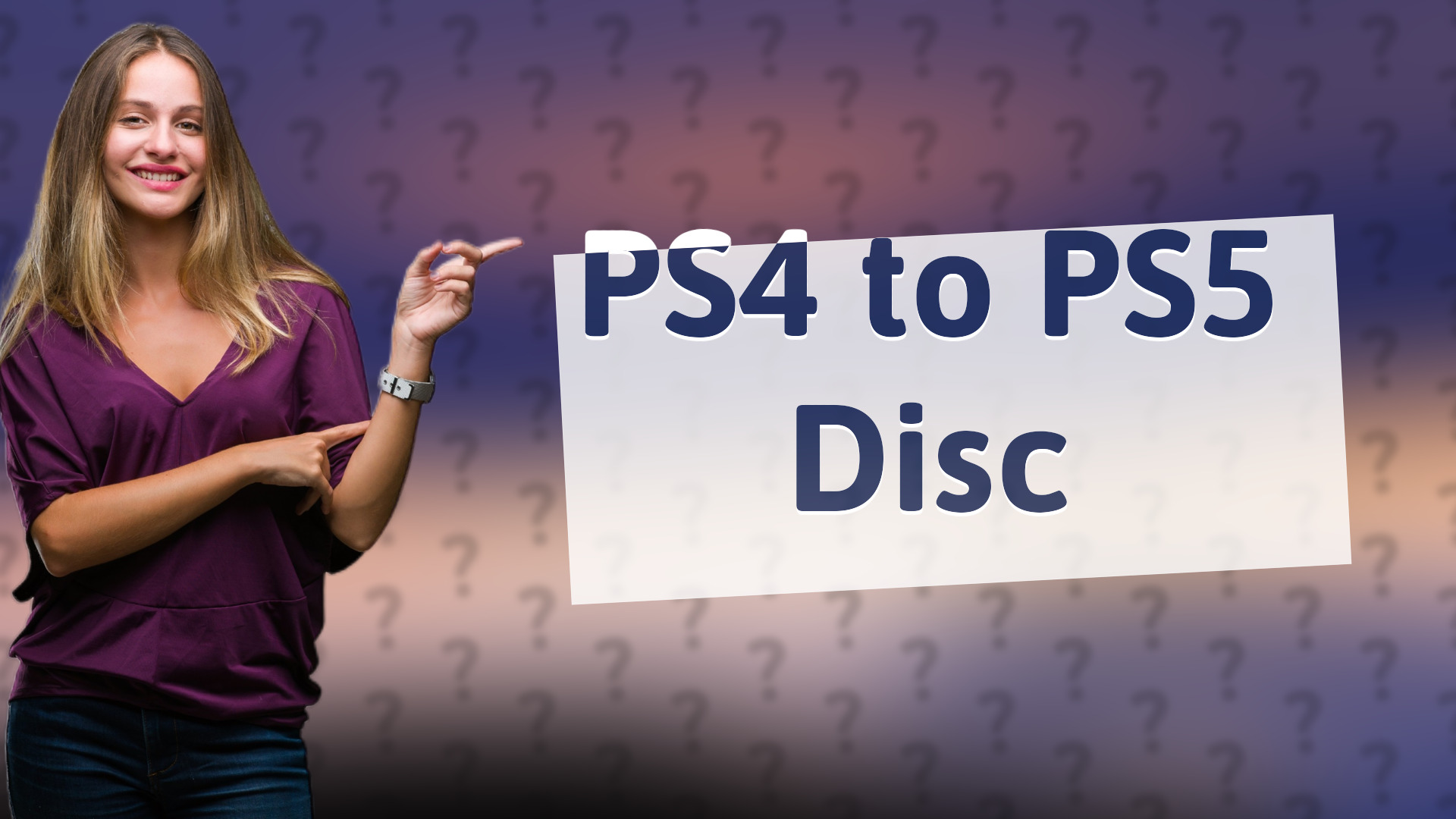 PS4 to PS5 Disc