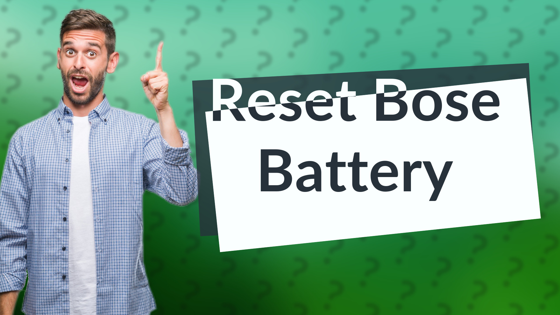 Reset Bose Battery