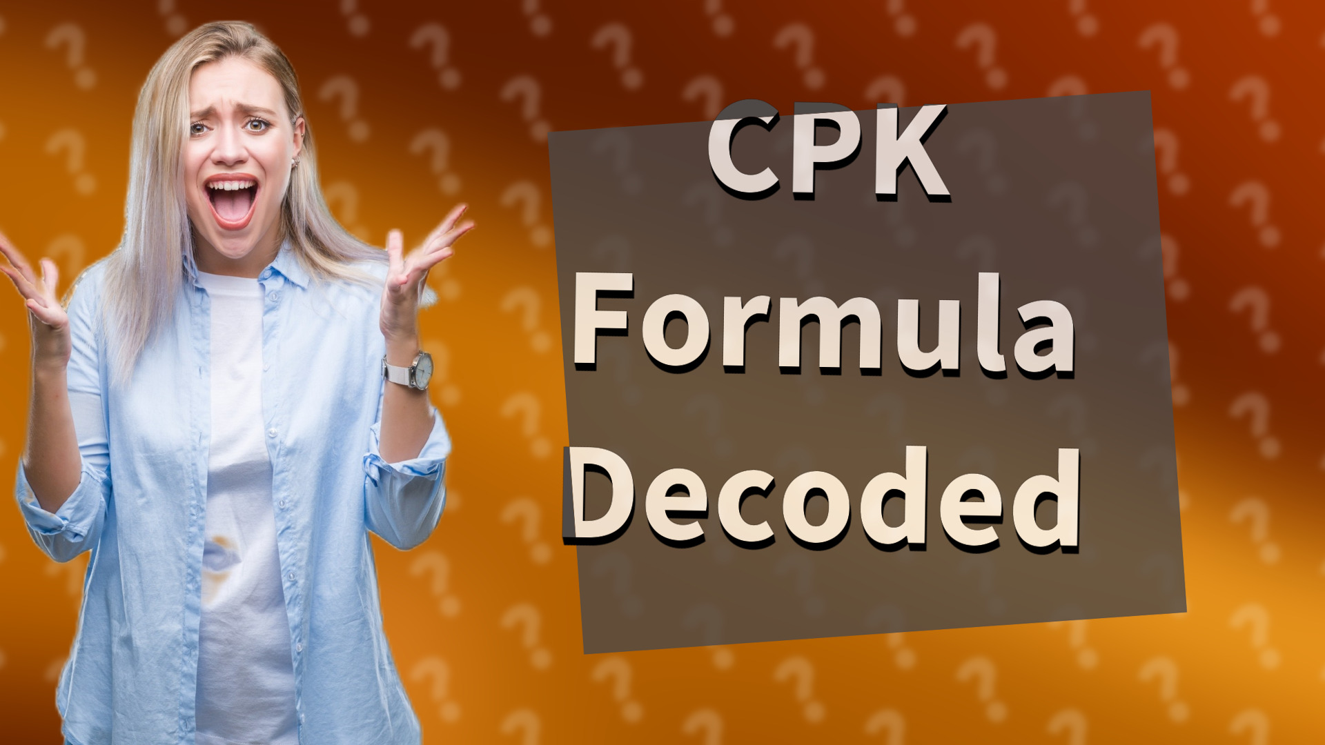 CPK Formula Decoded