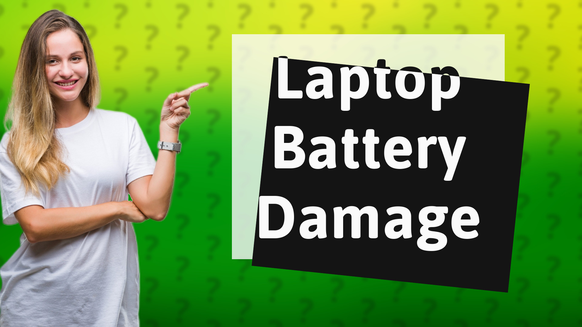 Laptop Battery Damage