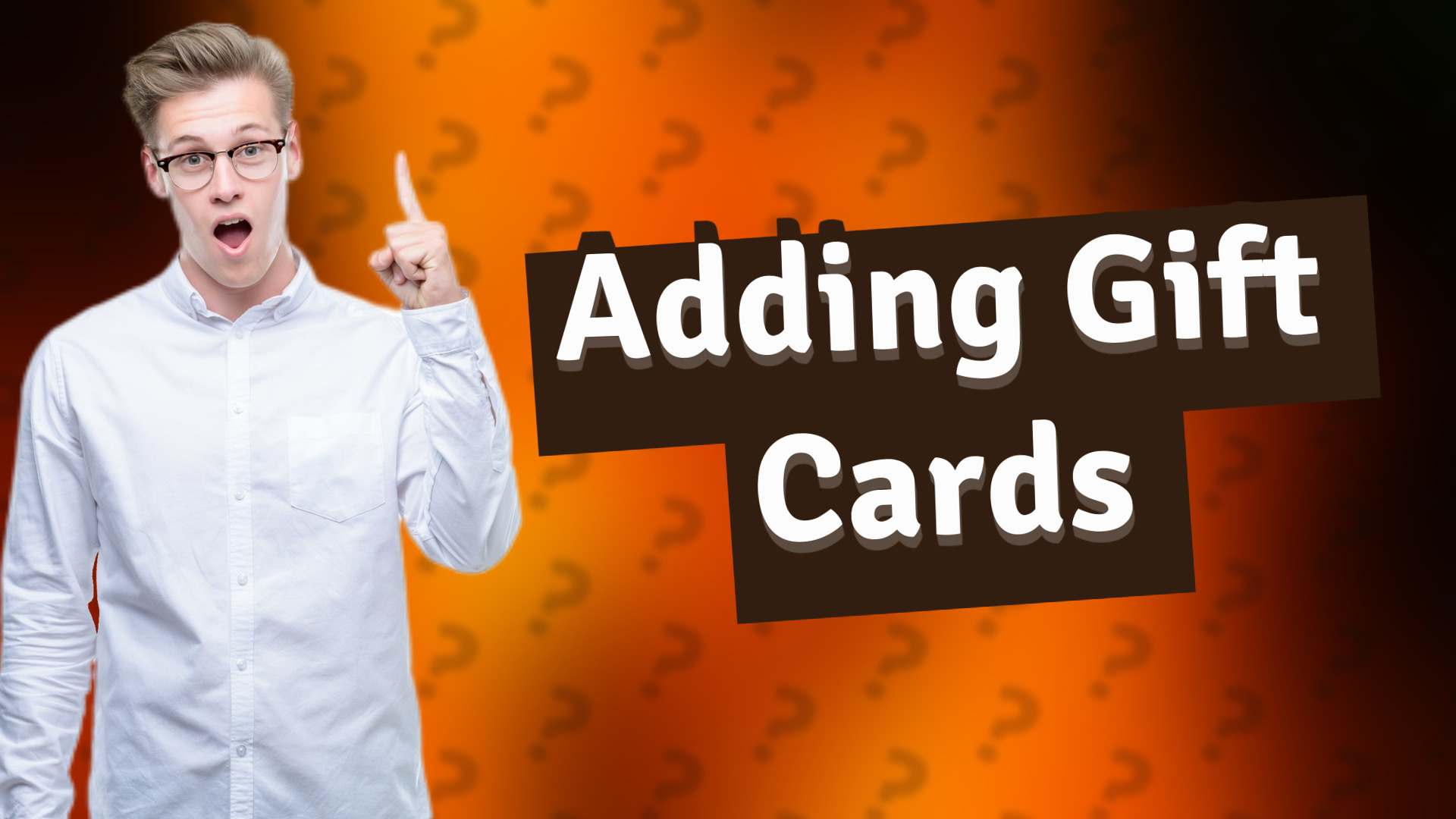 Adding Gift Cards