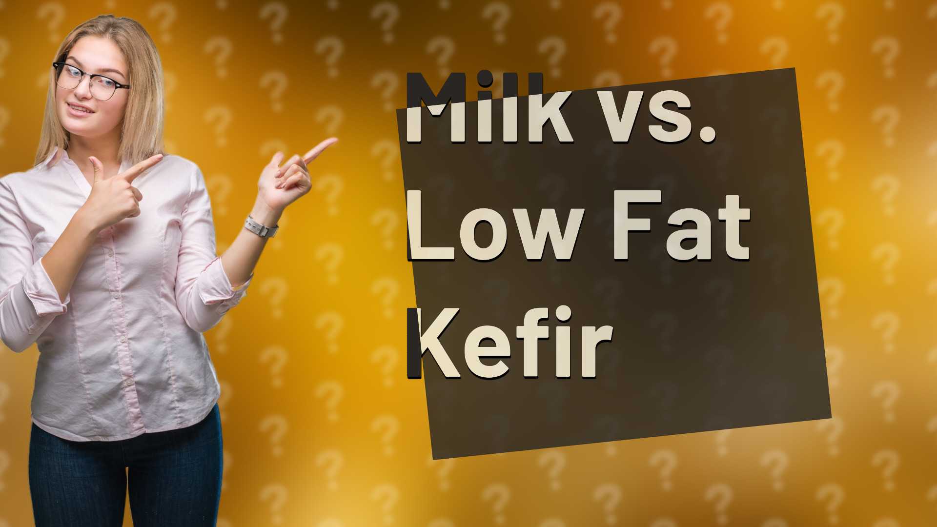 Milk vs. Low Fat Kefir