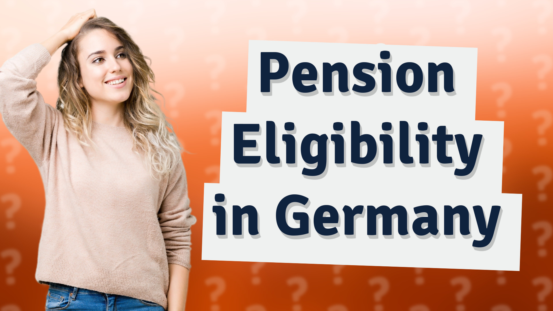 Pension Eligibility in Germany