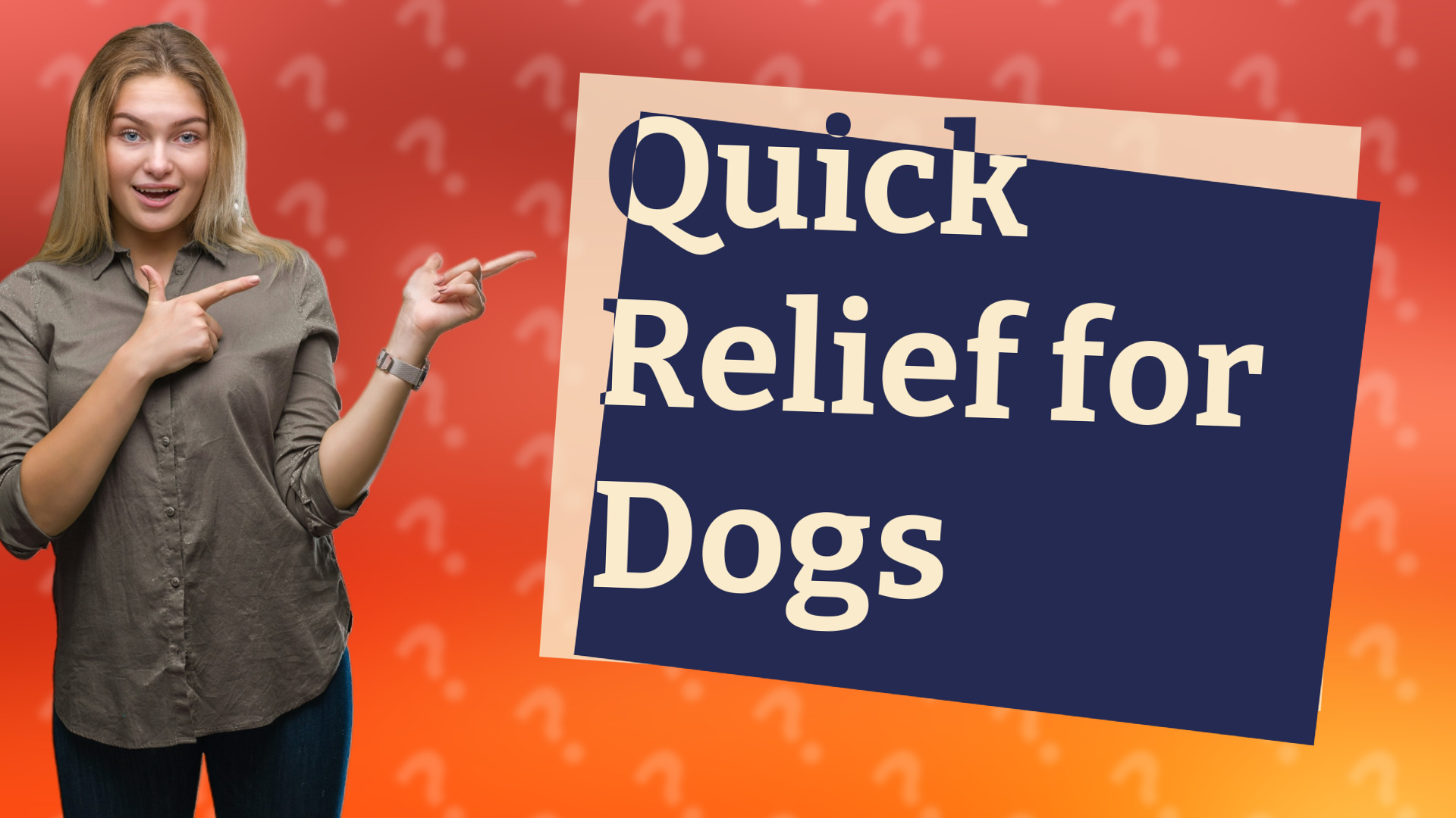 Quick Relief for Dogs