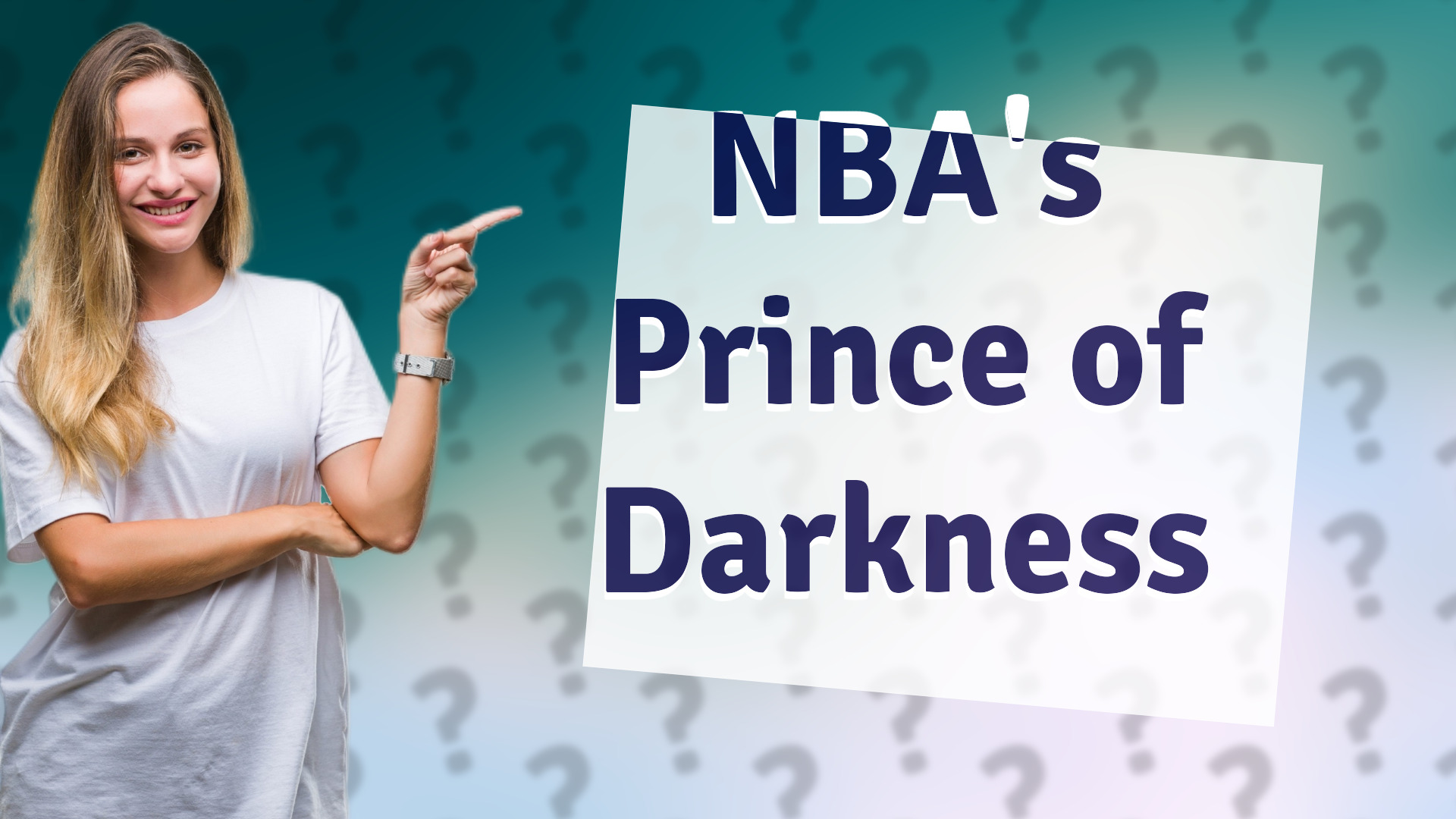 NBA's Prince of Darkness