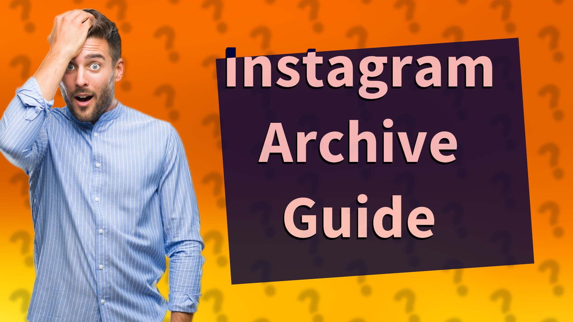 Instagram Archive Guide
