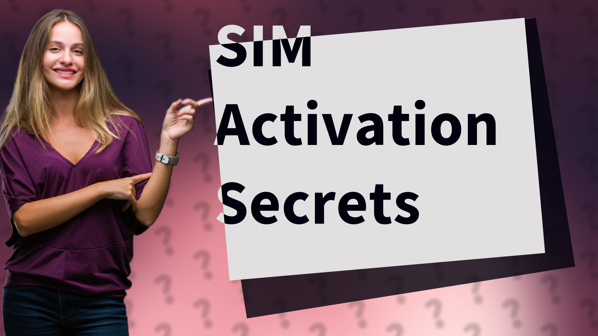 SIM Activation Secrets