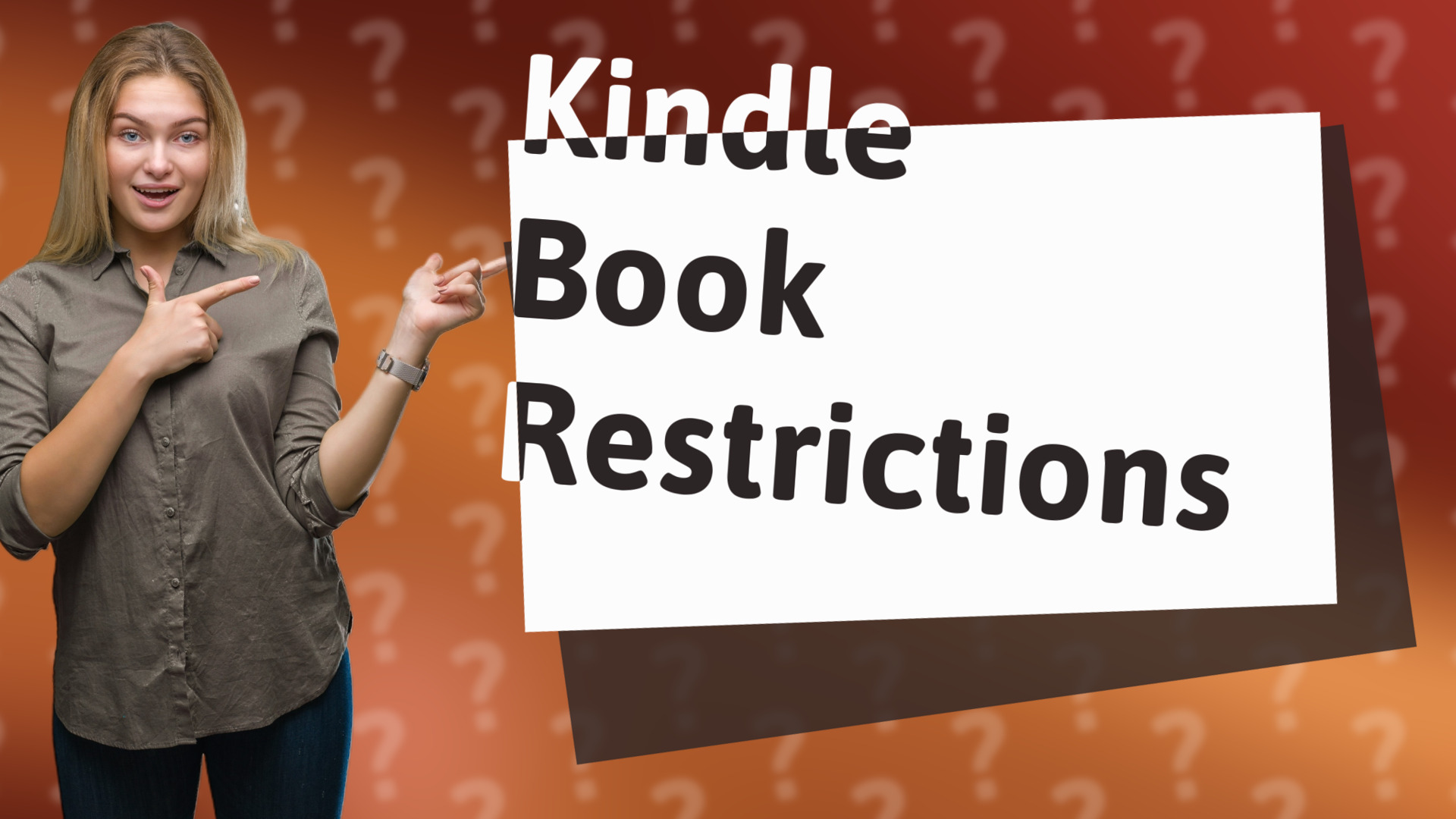 Kindle Book Restrictions