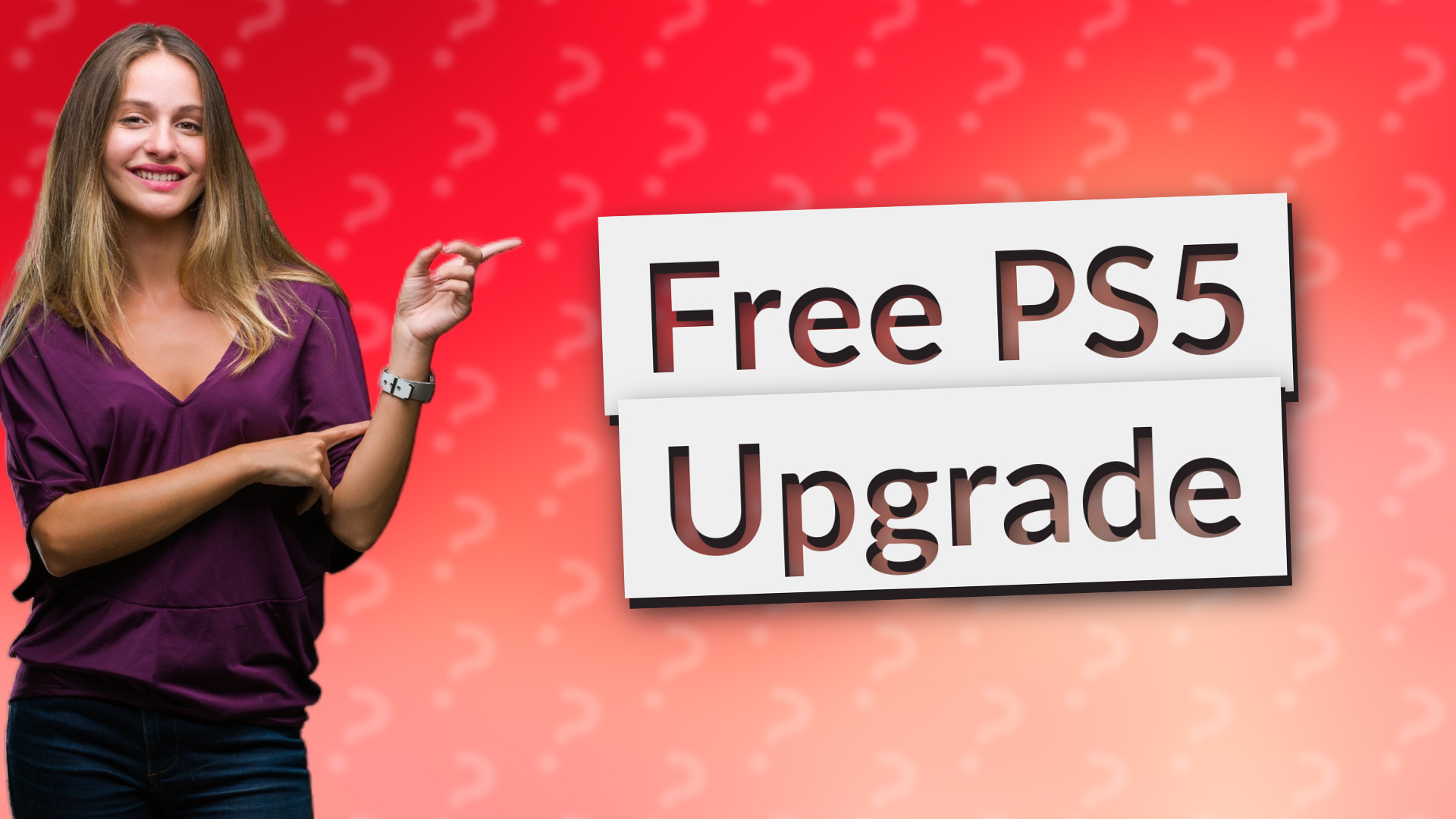 Free PS5 Upgrade