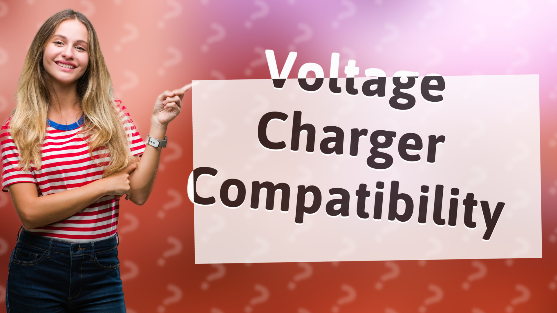 Voltage Charger Compatibility
