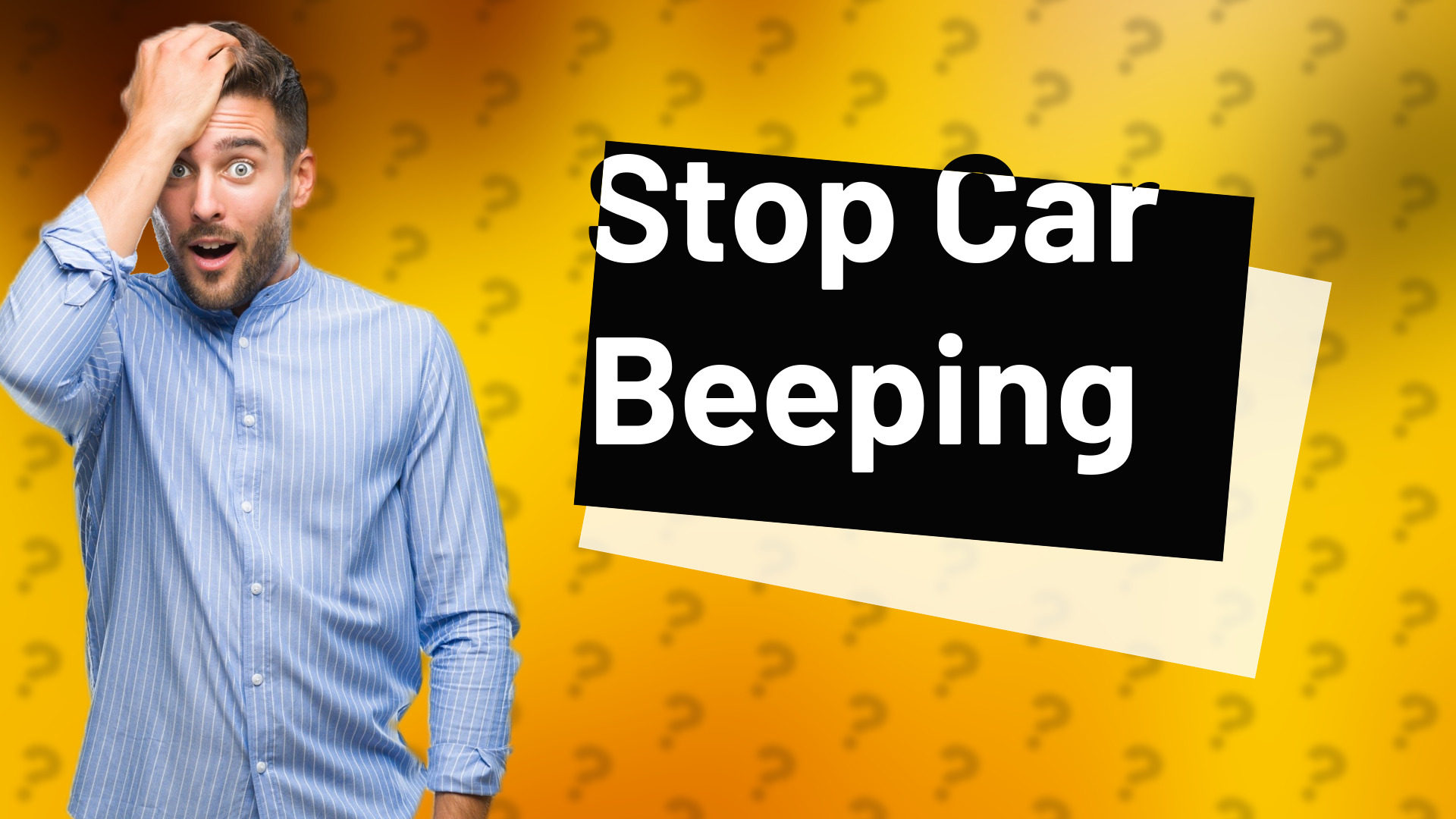 Stop Car Beeping