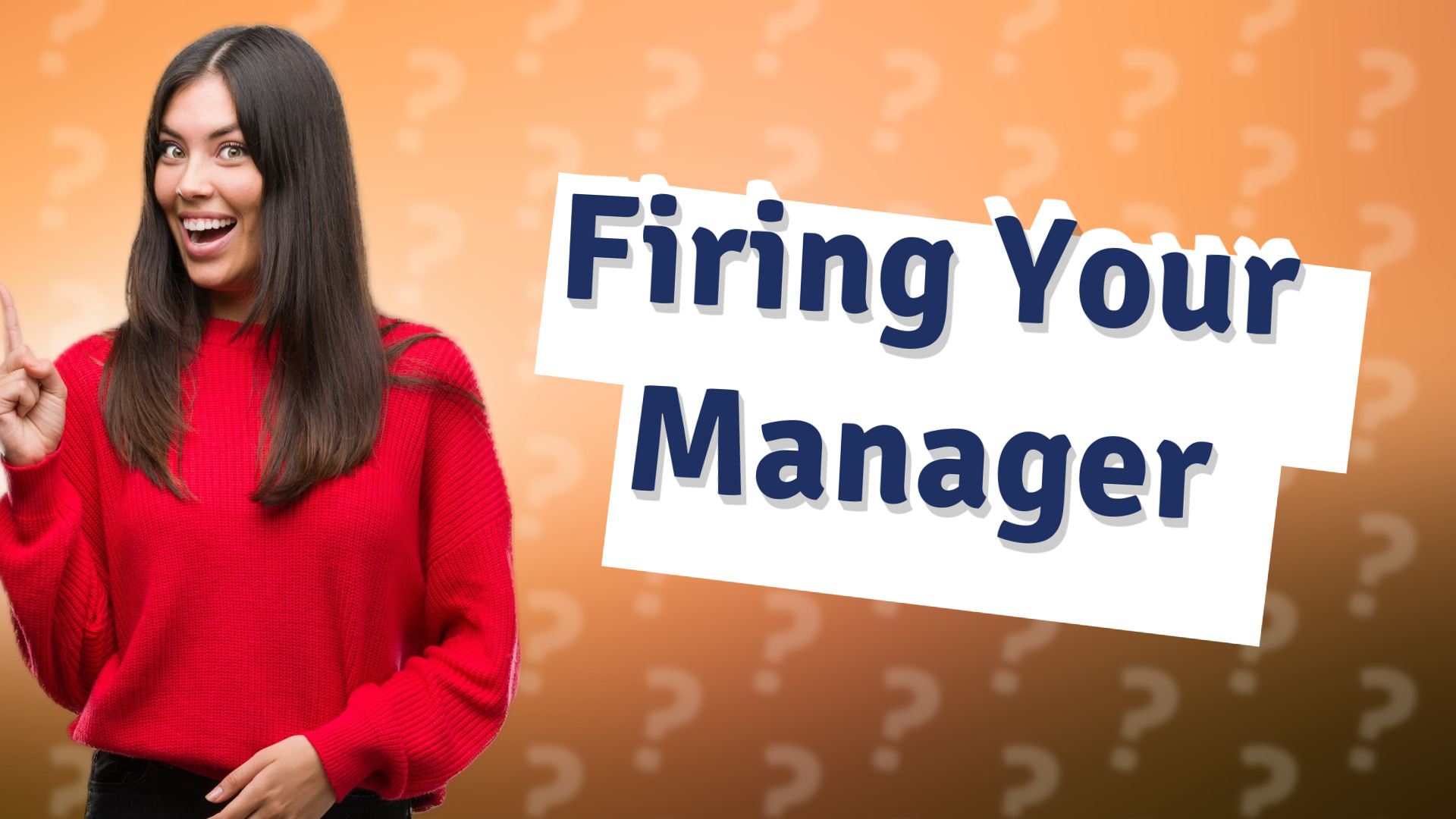 Firing Your Manager