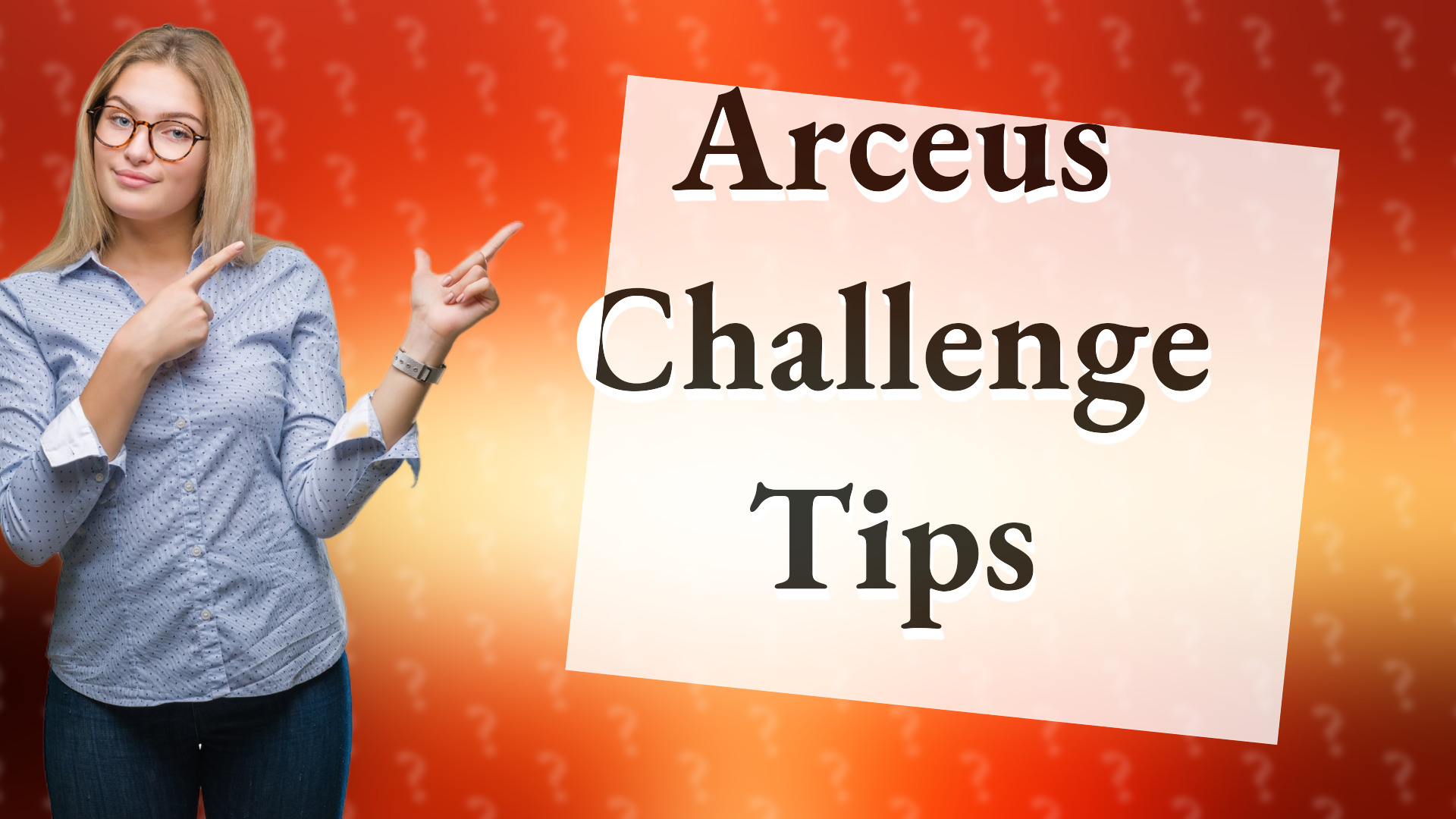 Arceus Challenge Tips