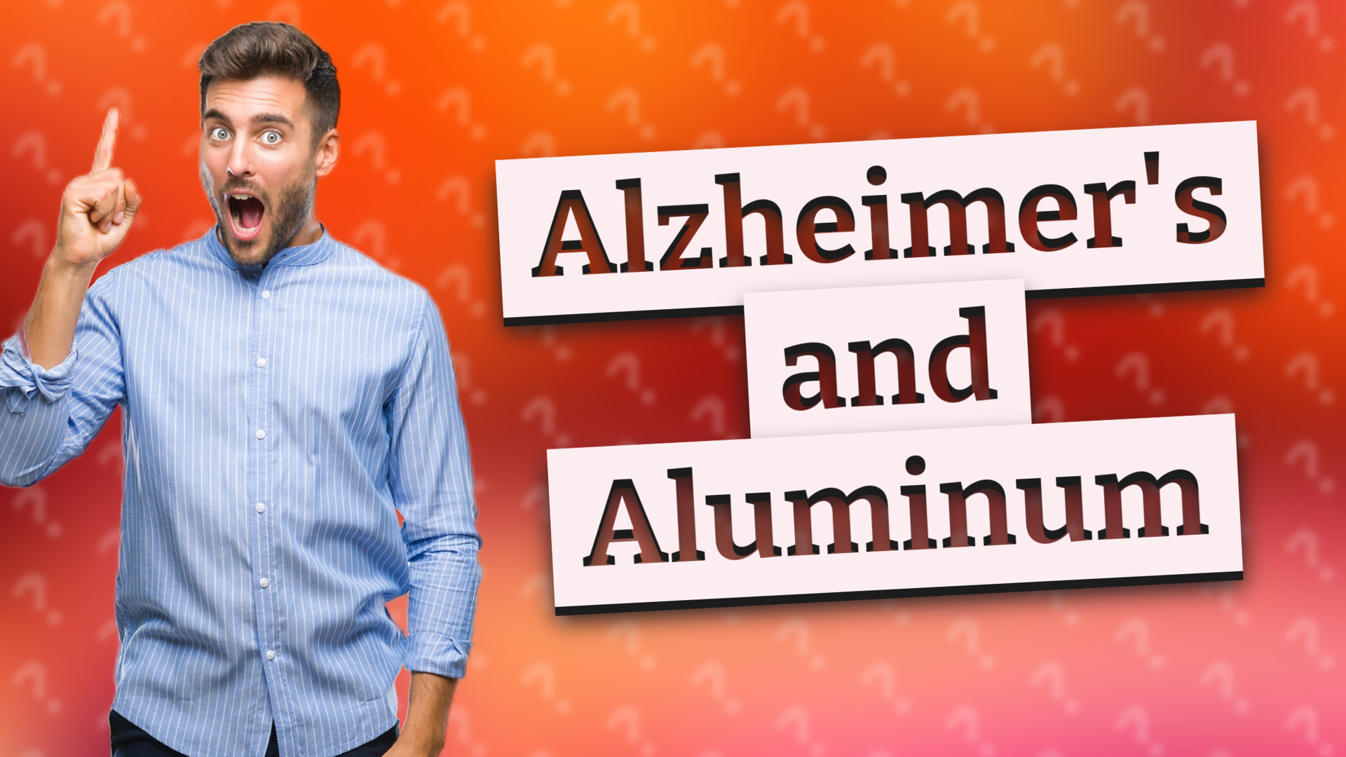 Alzheimer's and Aluminum