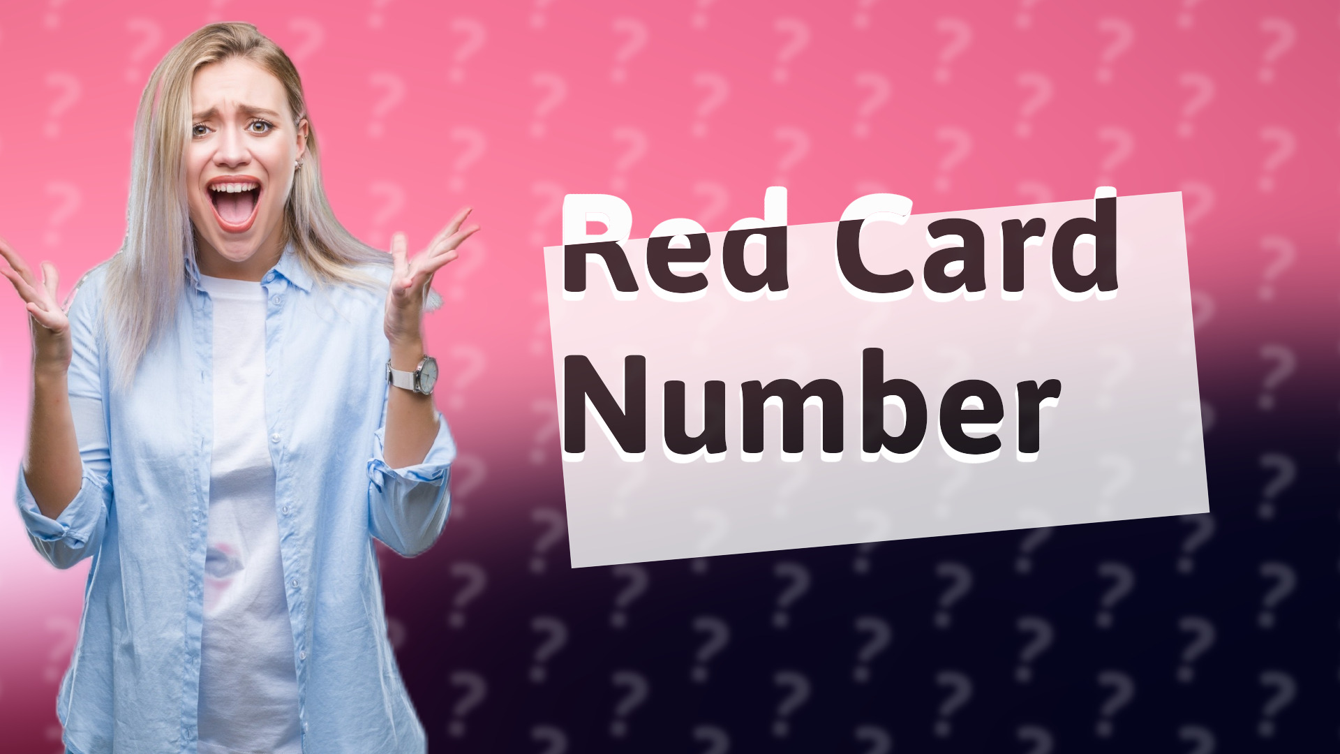 Red Card Number