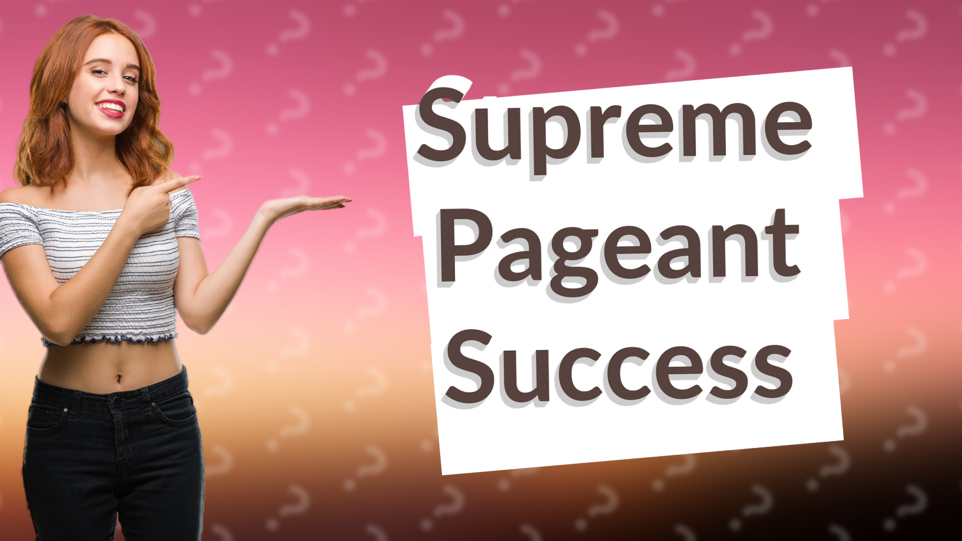 Supreme Pageant Success