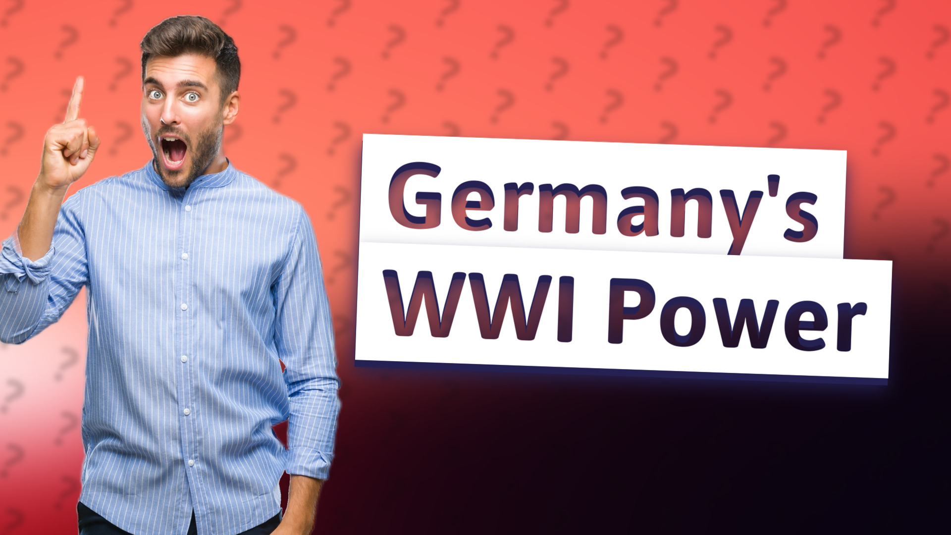 Germany's WWI Power