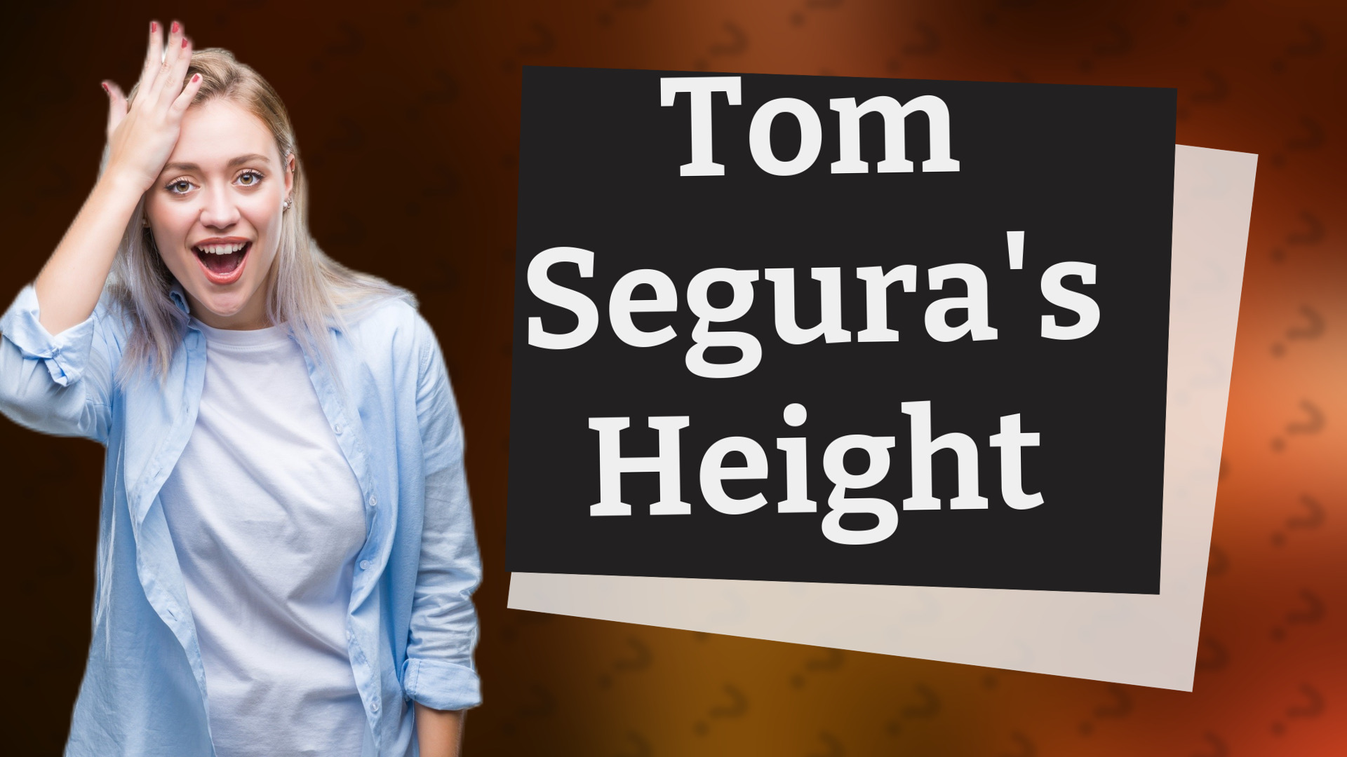 Tom Segura's Height