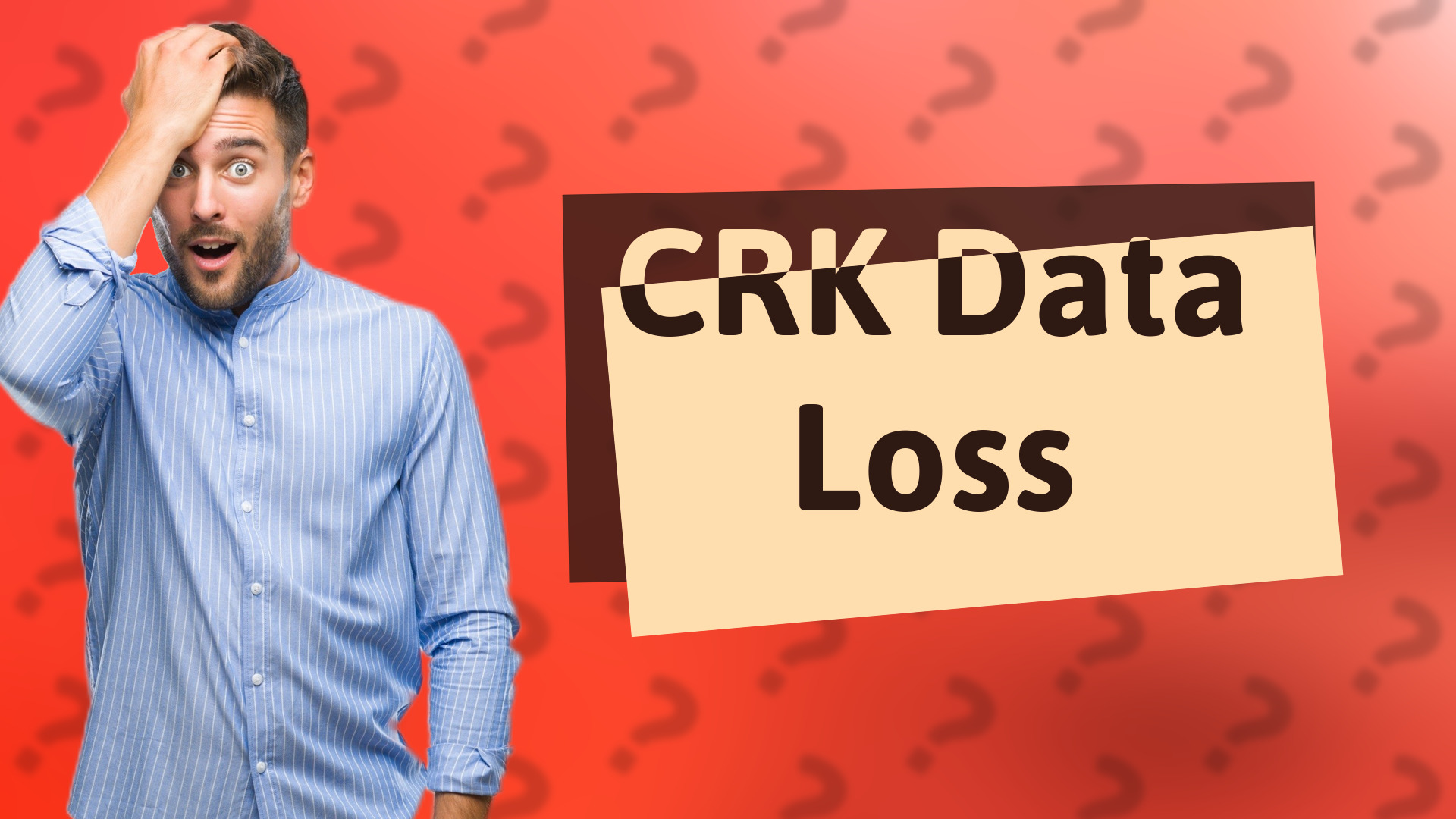 CRK Data Loss
