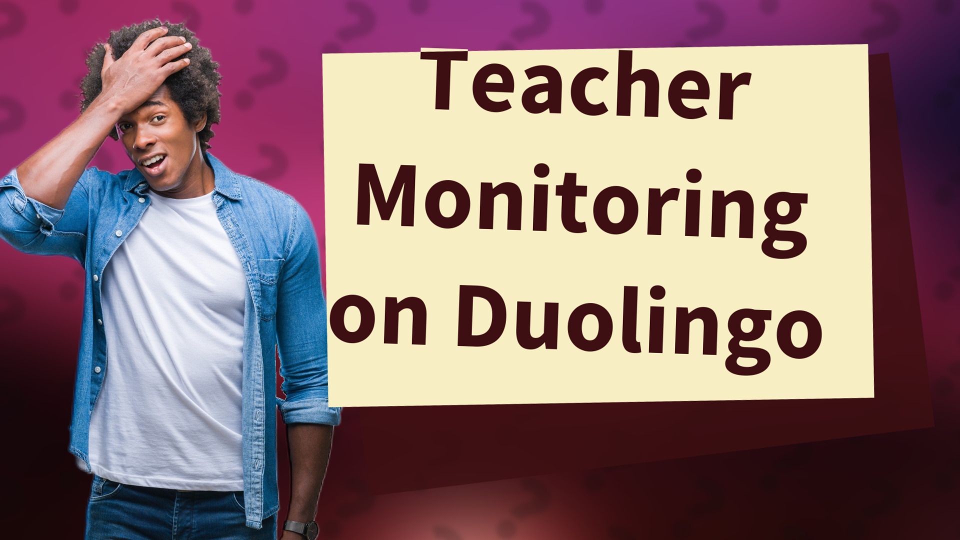 Teacher Monitoring on Duolingo