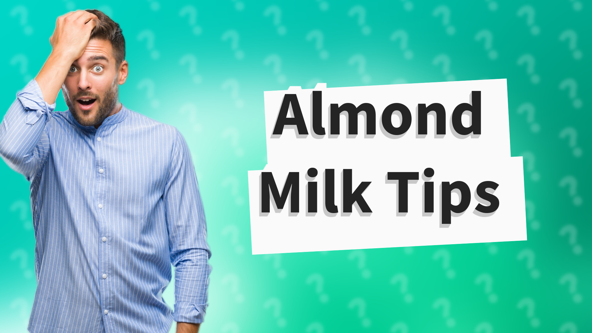 Almond Milk Tips
