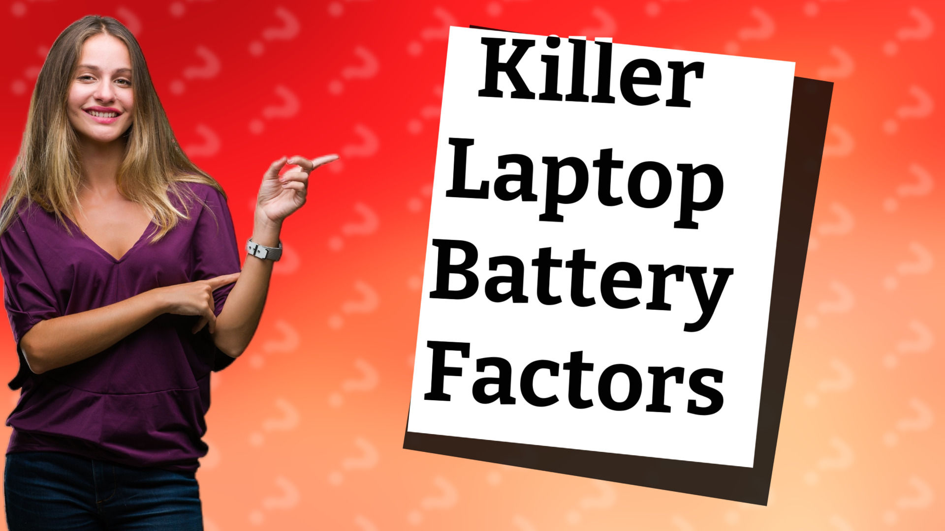 Killer Laptop Battery Factors