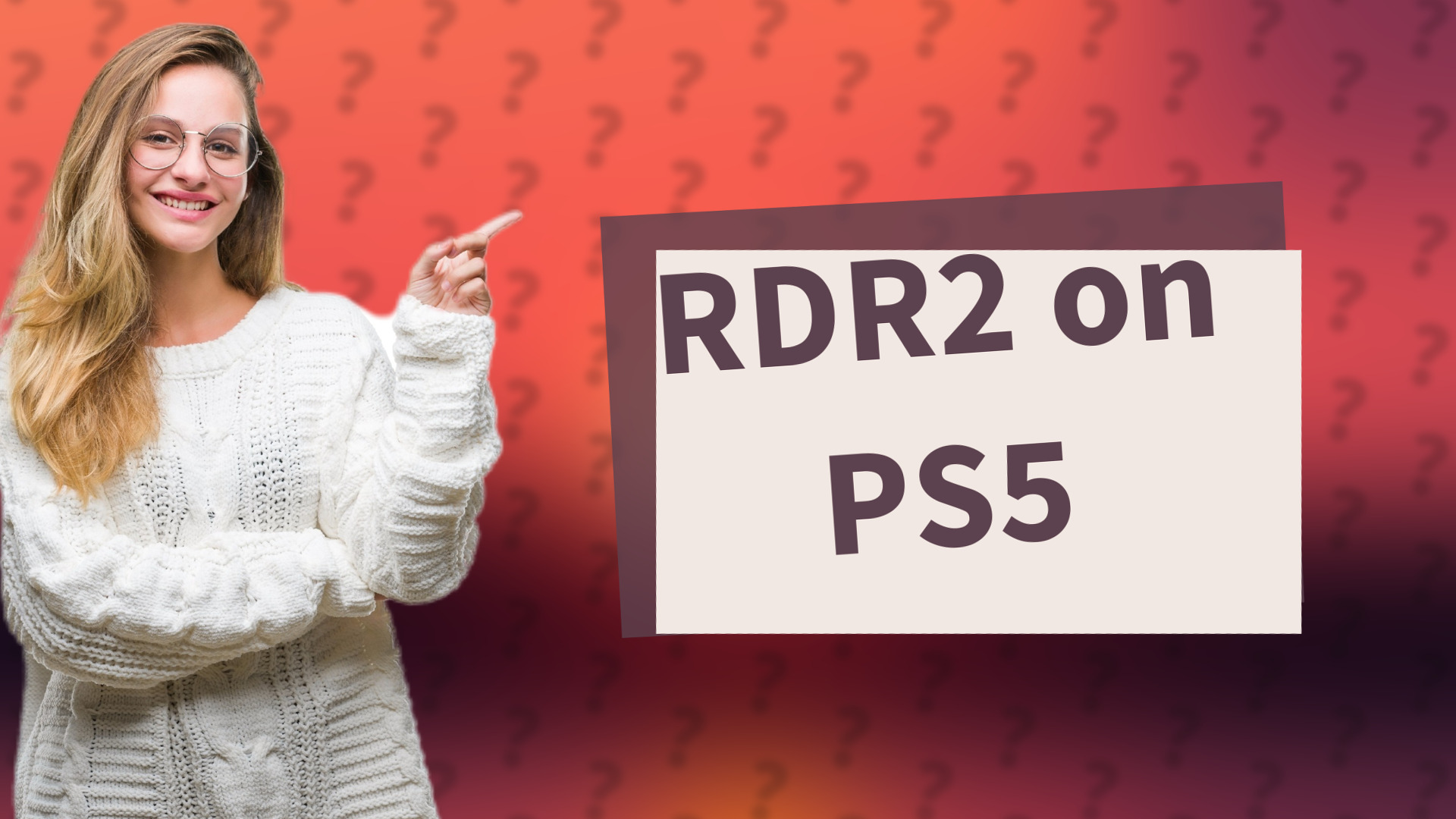 RDR2 on PS5