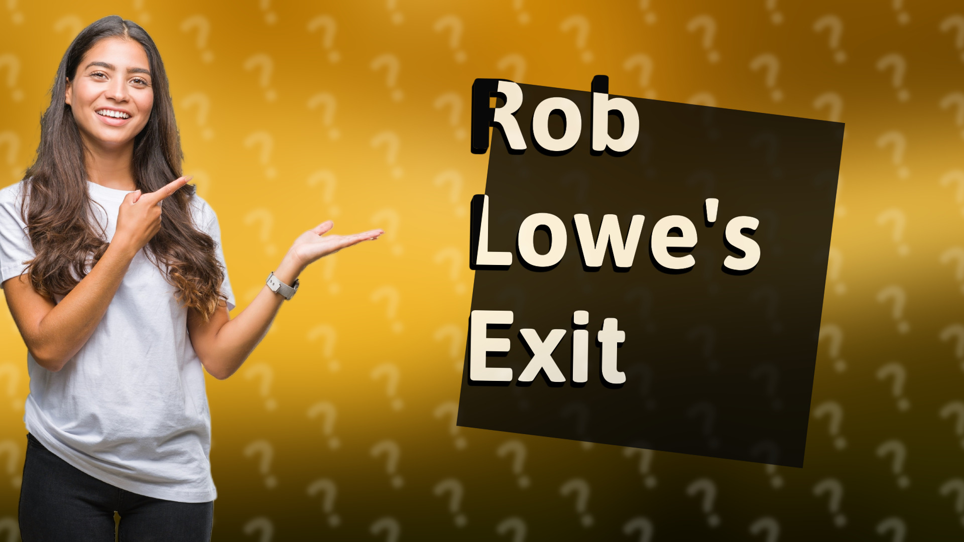 Rob Lowe's Exit