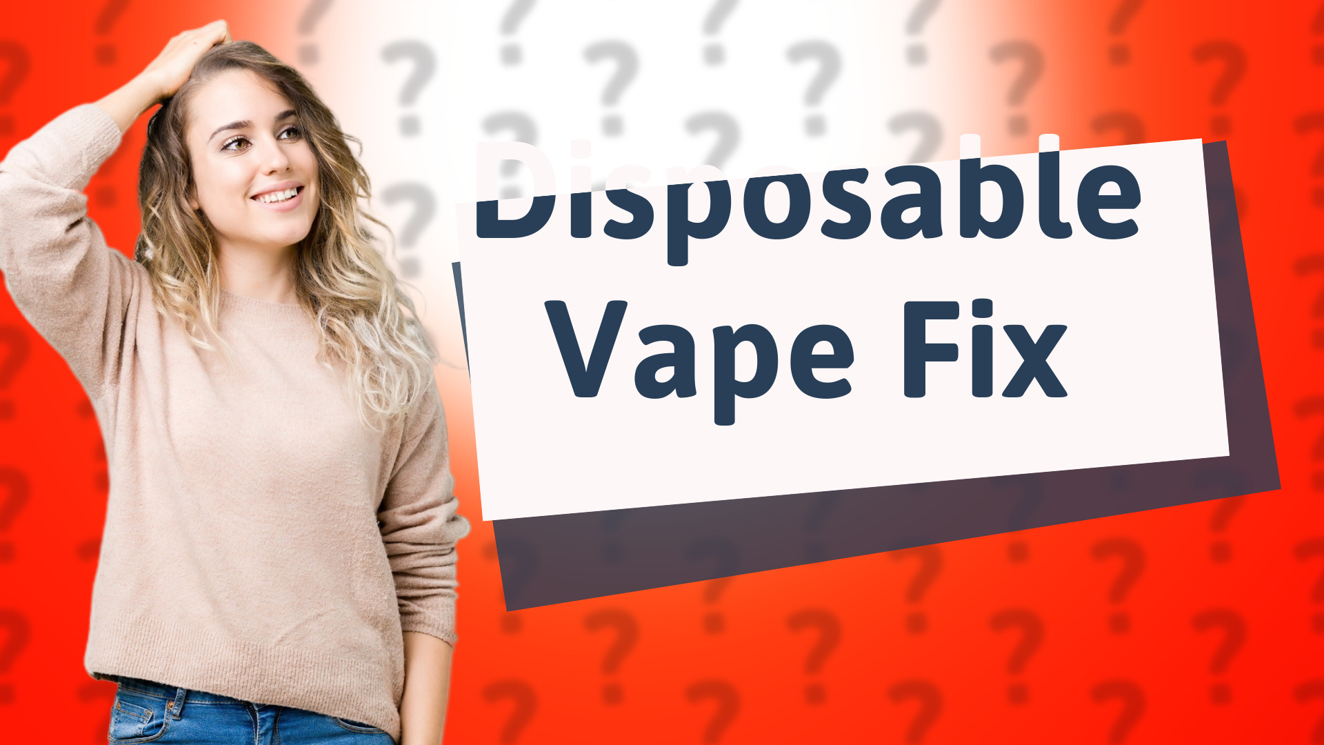 Disposable Vape Fix