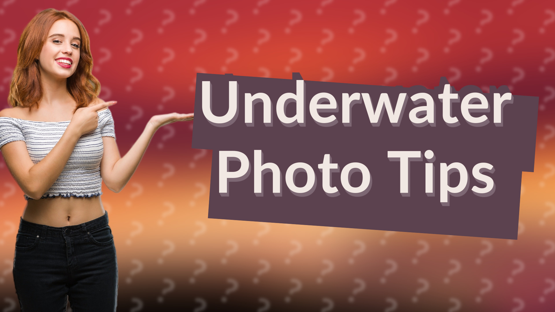 Underwater Photo Tips
