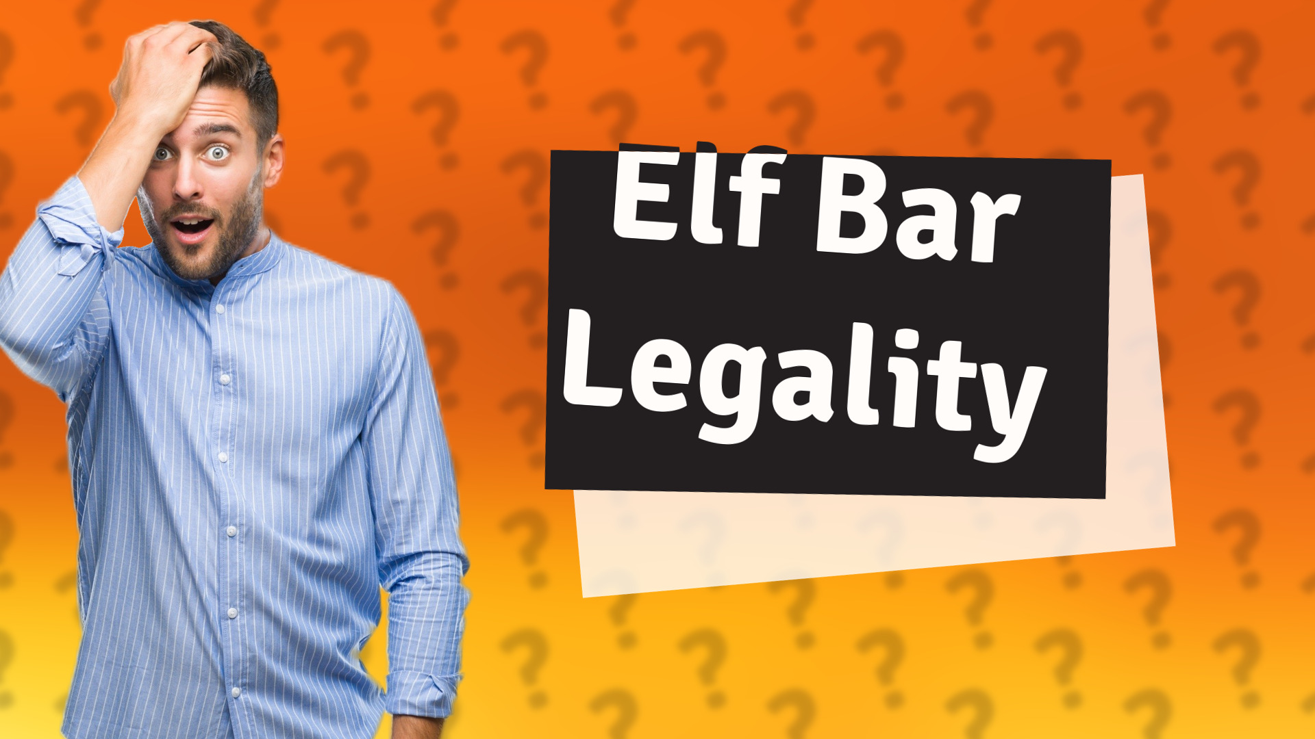Elf Bar Legality